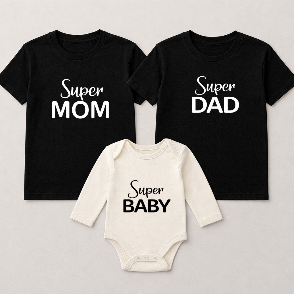 Mom Dad Baby Anne Baba Bebek kombini