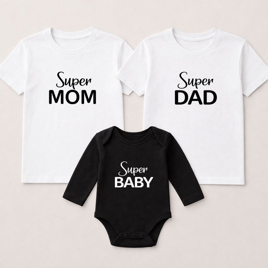 Mom Dad Baby Anne Baba Bebek kombini