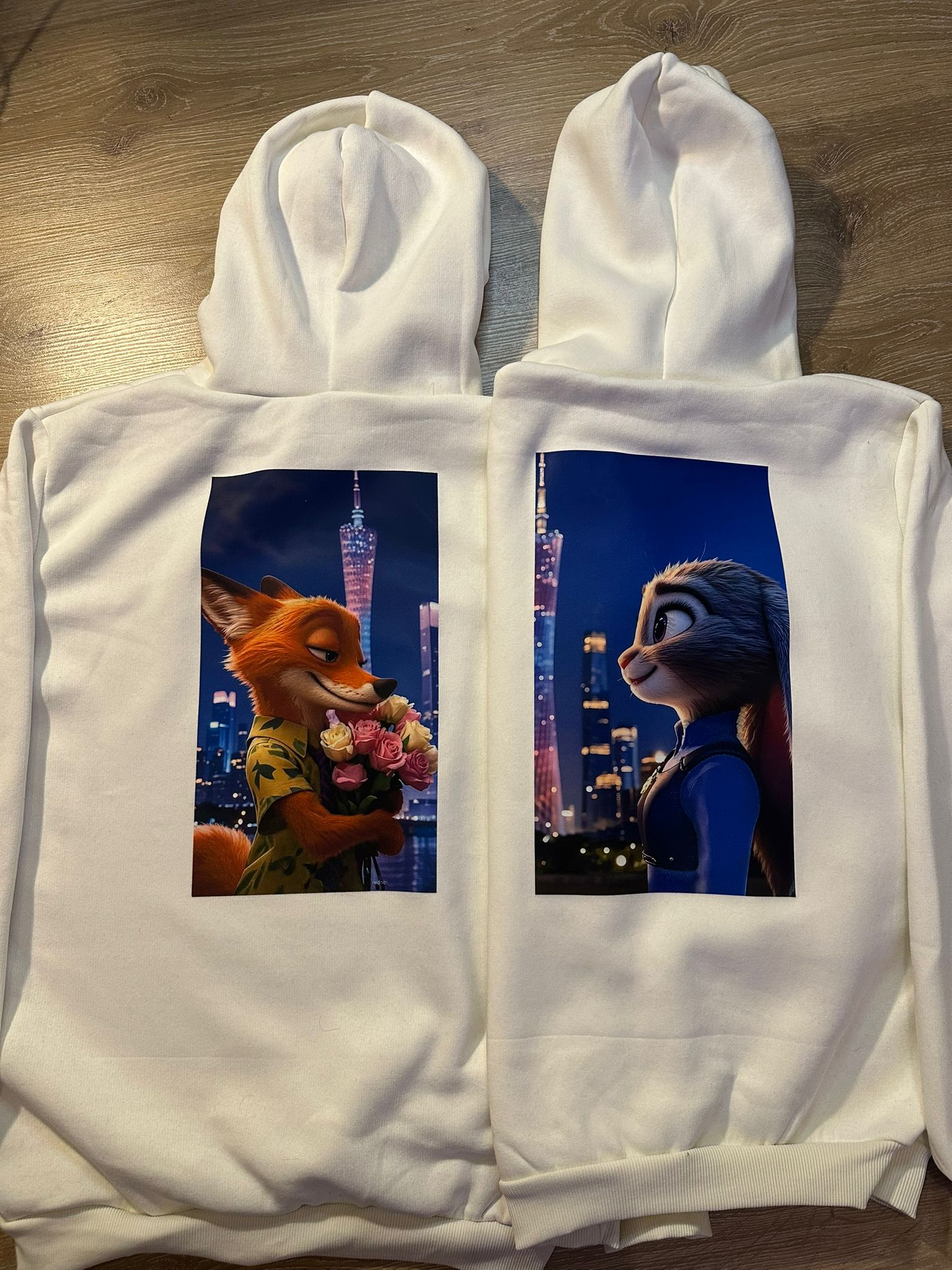 Sevgililer Günü Özel Baskılı Çift Sweat