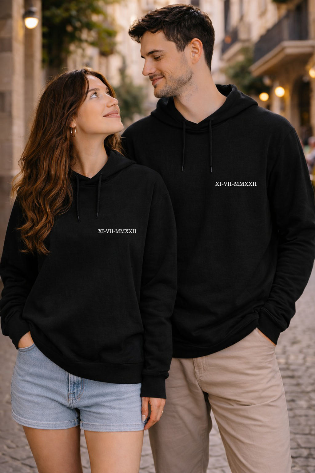 Sevgililer Günü Özel Baskılı Çift Sweat