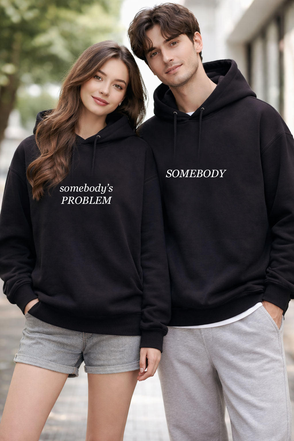 Sevgililer Günü Özel Baskılı Çift Sweat