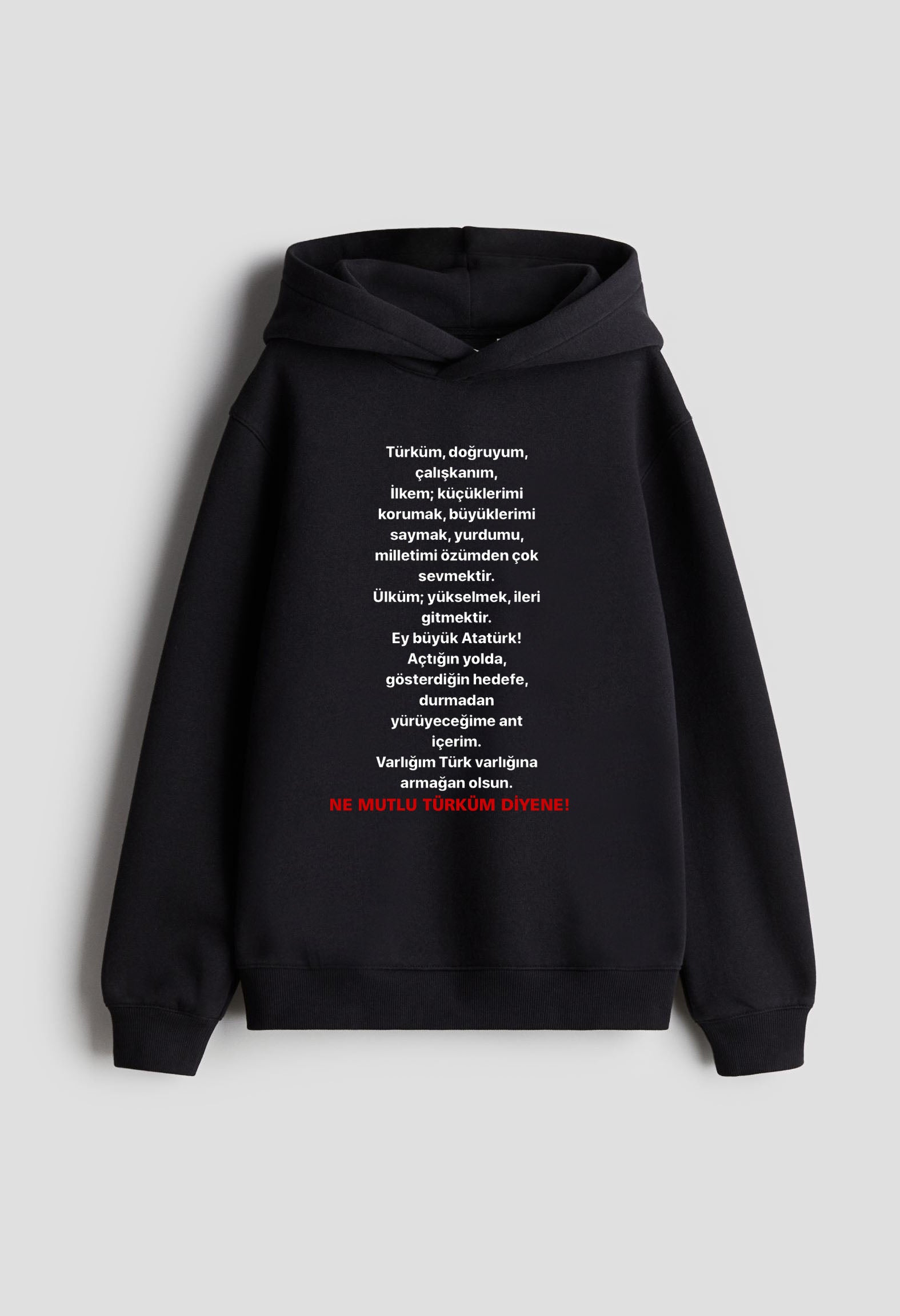 Mustafa Kemal Atatürk Baskılı Kişiselleştirilmiş Sweatshirt Özel Tasarım Sweatshirt