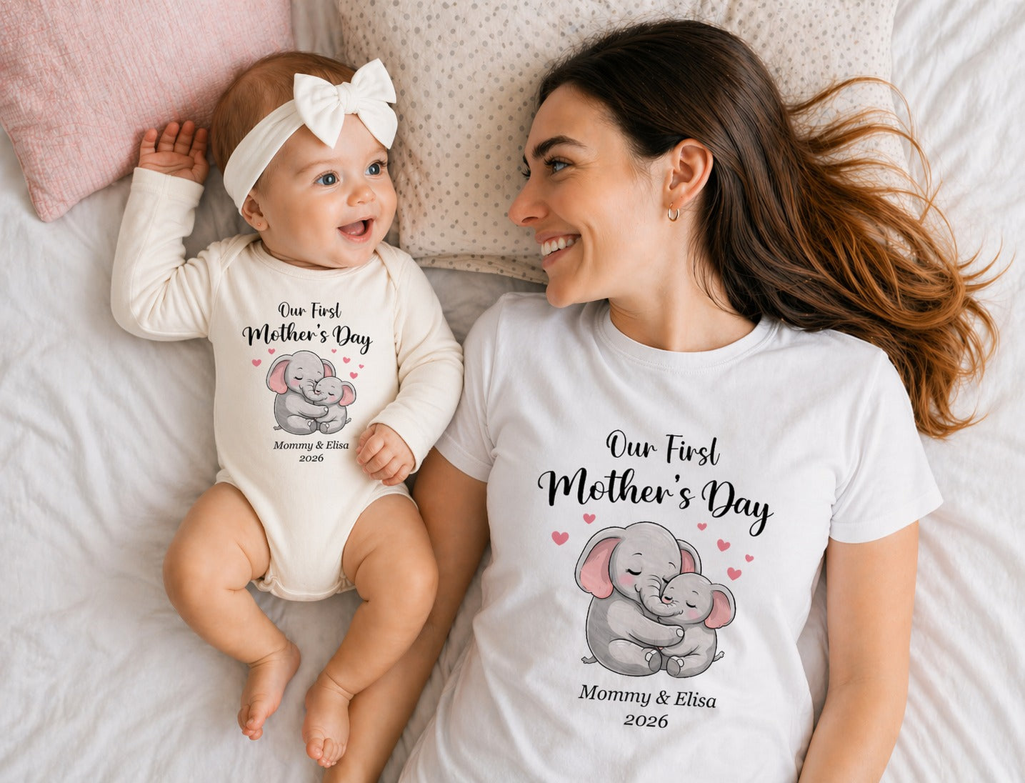 Anneler Günü Kişiselleştirilebilir Tişört – Anne & Çocuk Kombin | Özel Baskı Hediyesi