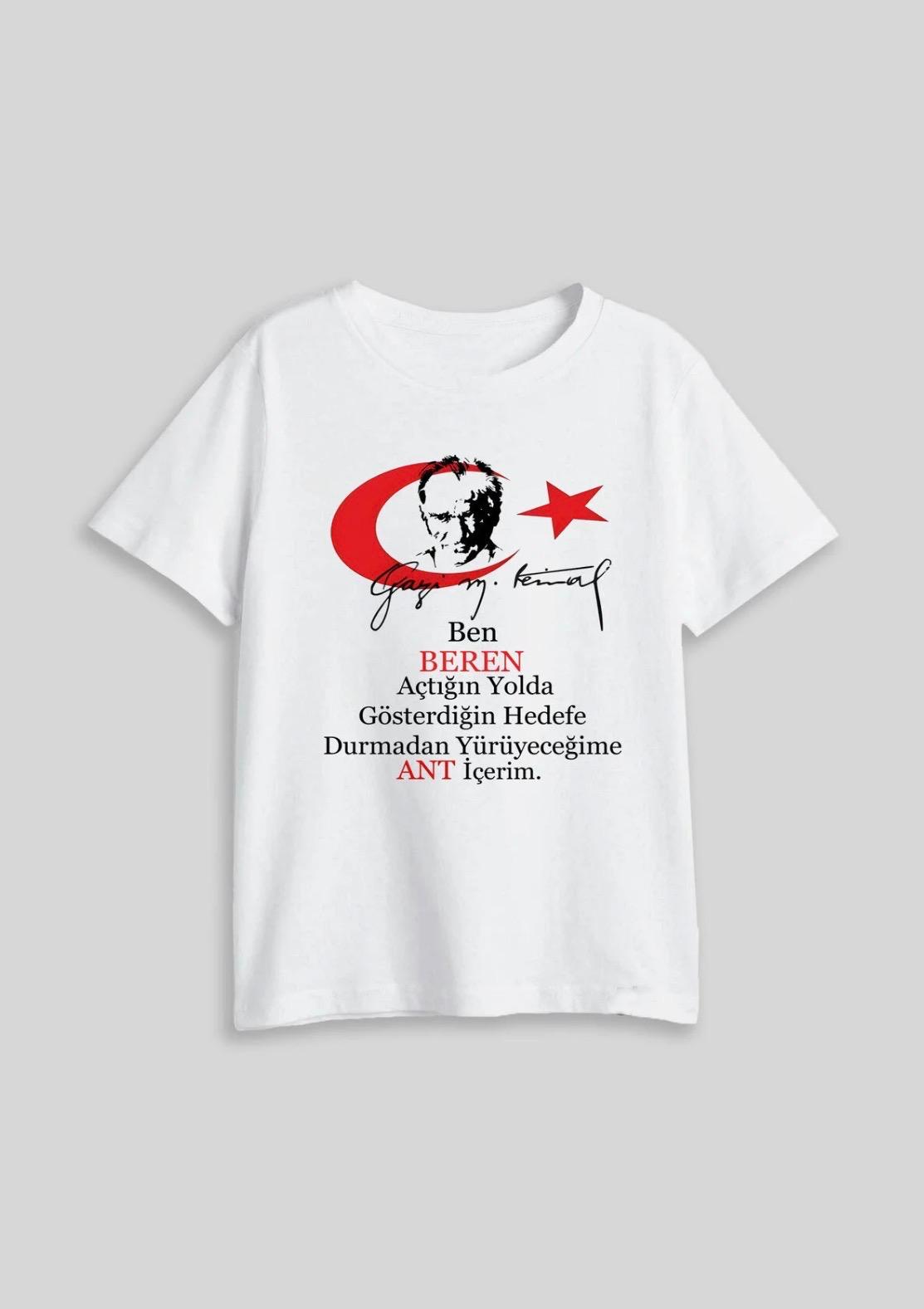 29 Ekim Cumhuriyet Bayramı Özel Baskılı Tişört