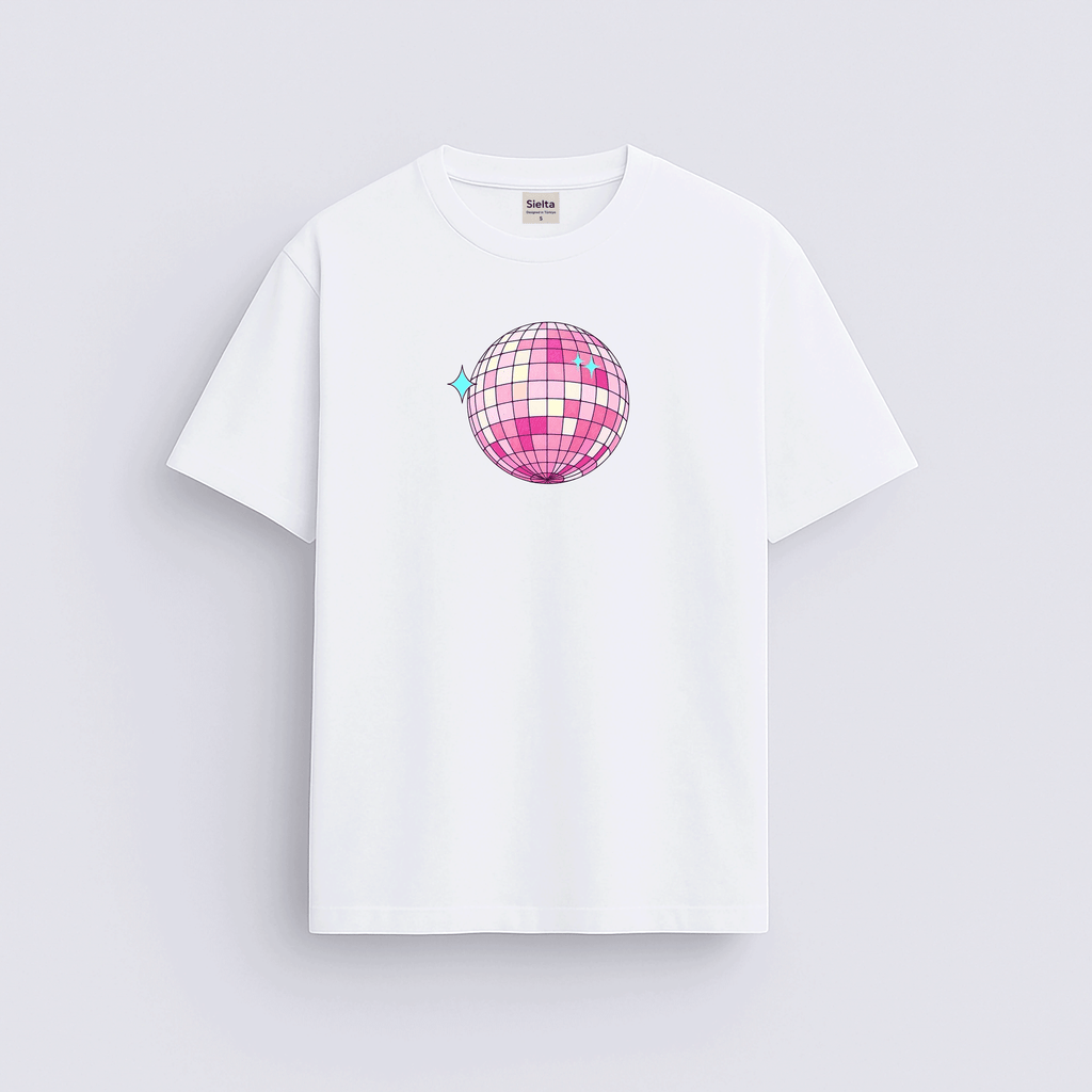 Minimal baskılı regular tişört