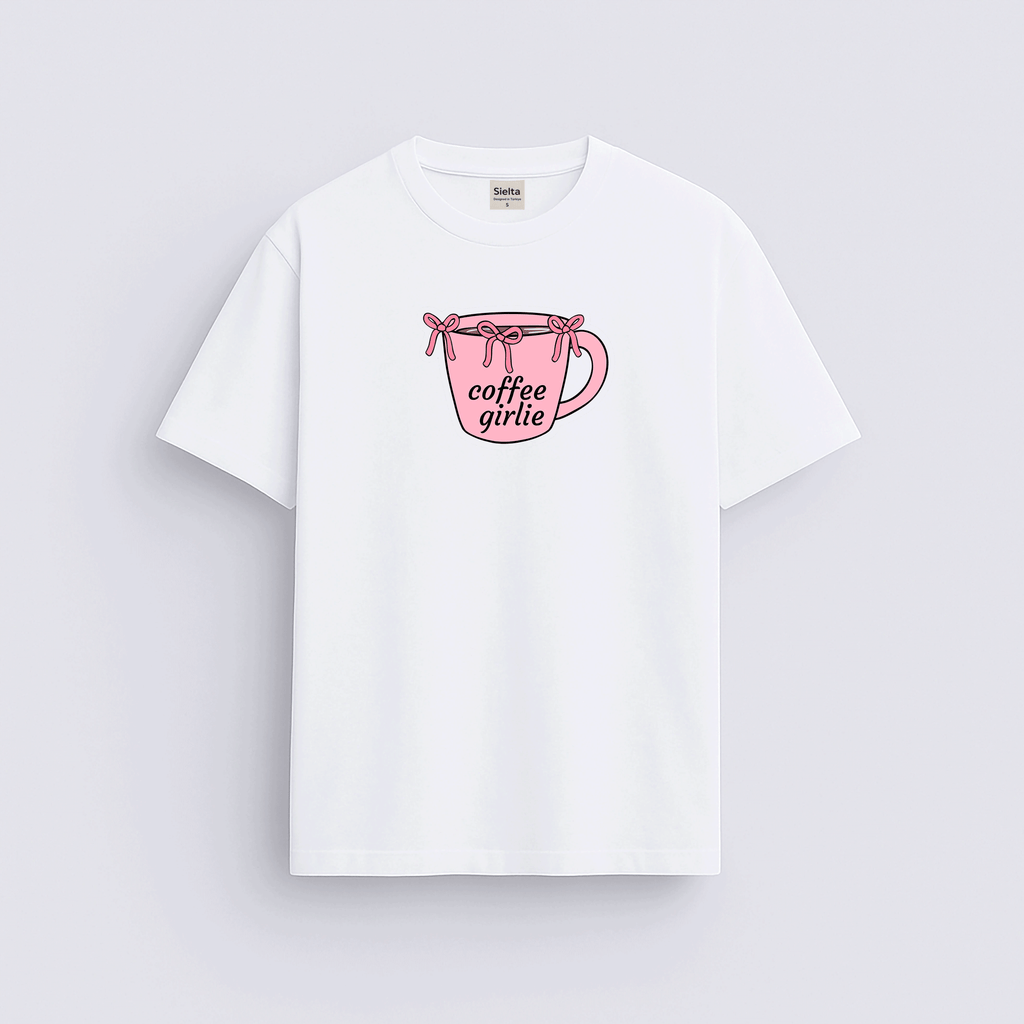 Minimal baskılı regular tişört
