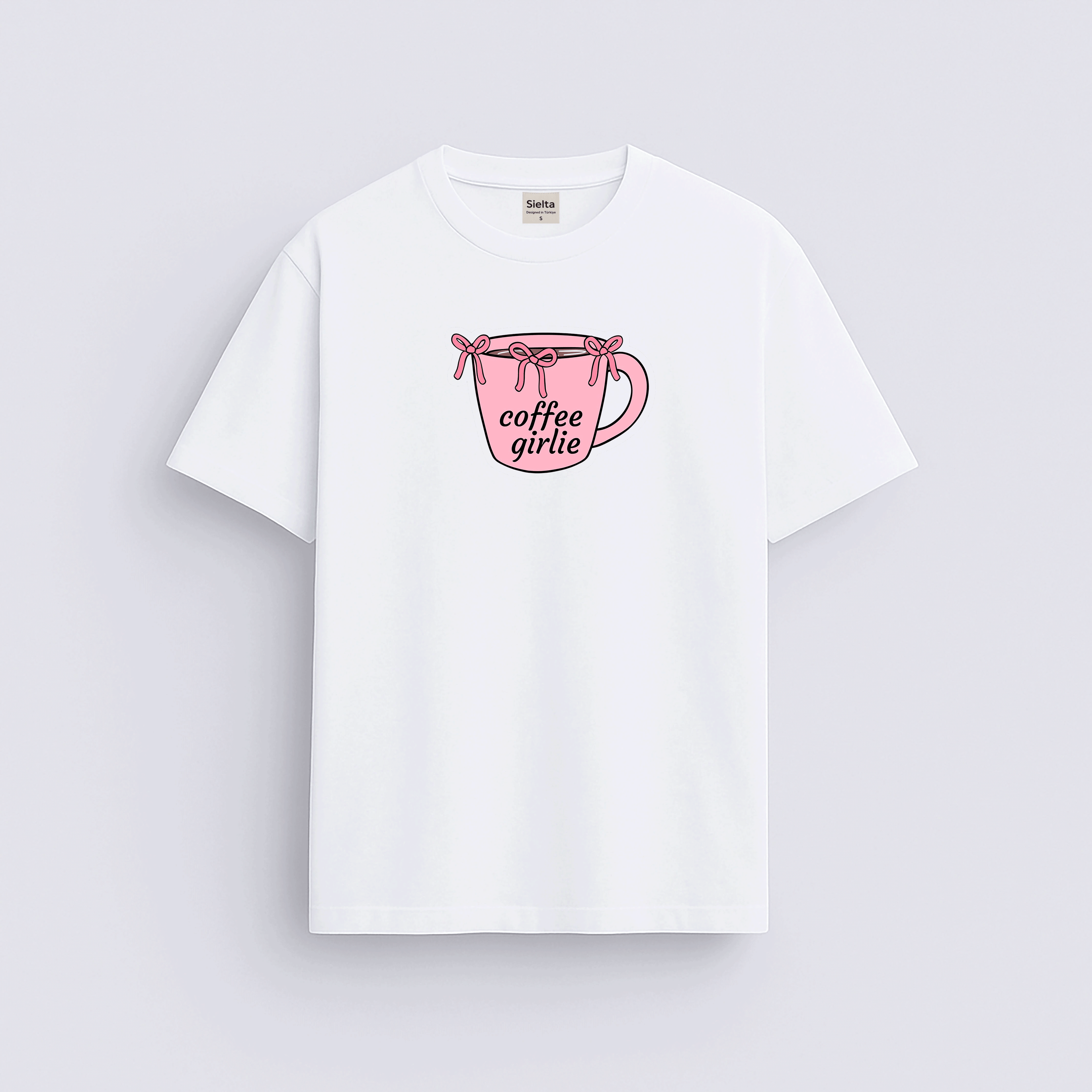 Minimal baskılı regular tişört