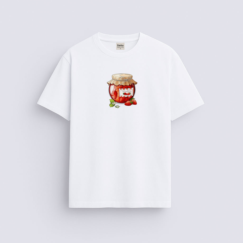 Minimal baskılı regular tişört
