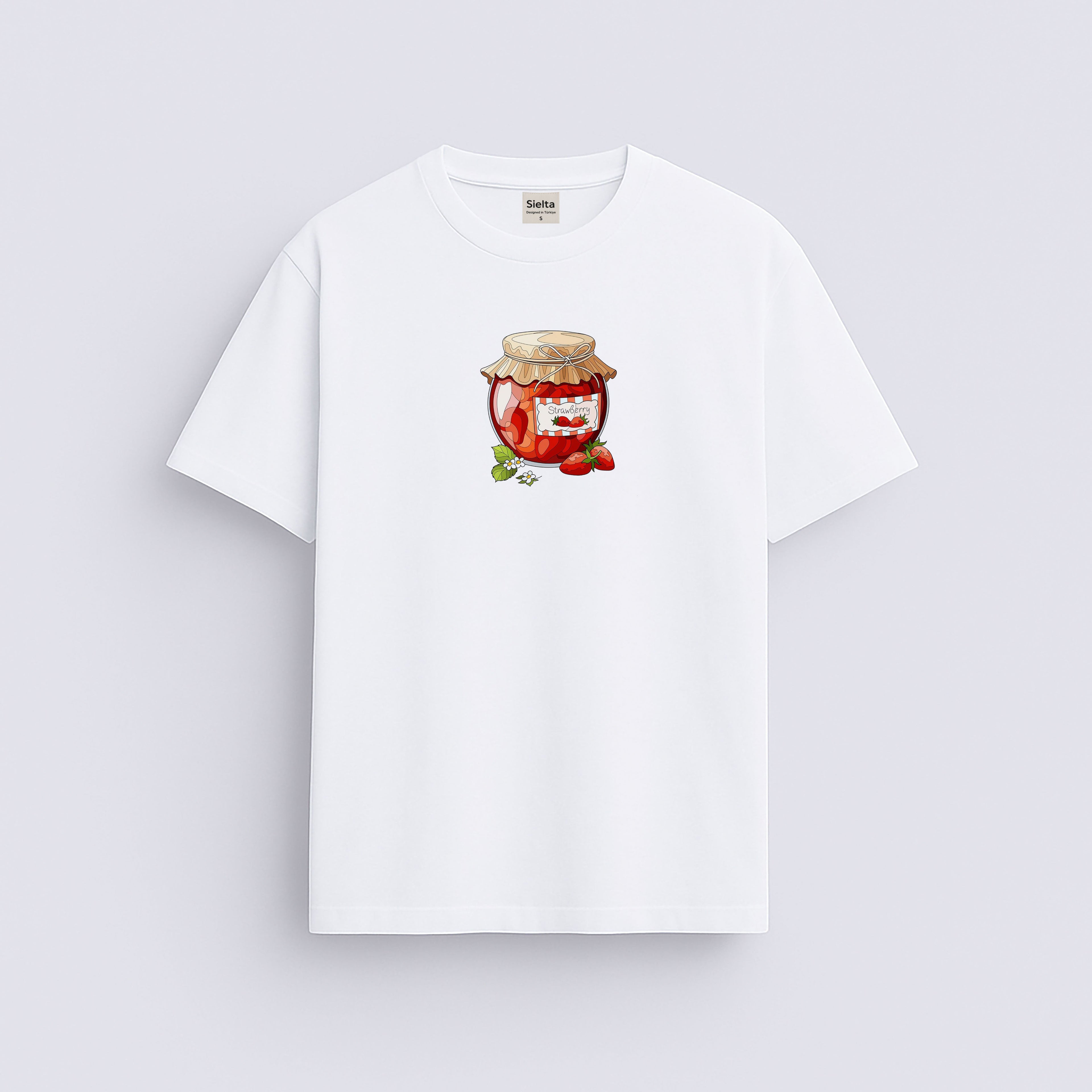 Minimal baskılı regular tişört