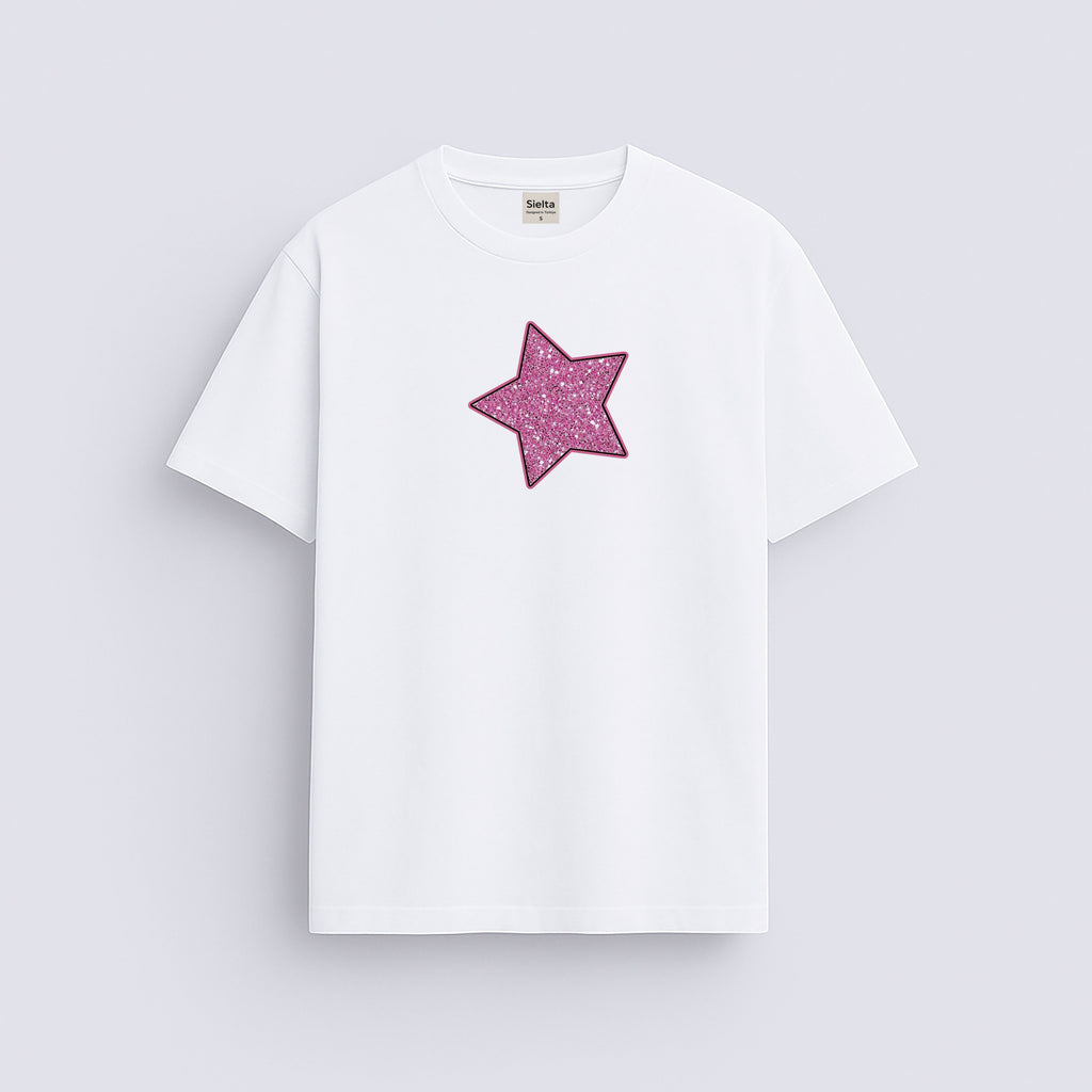 Minimal baskılı regular tişört