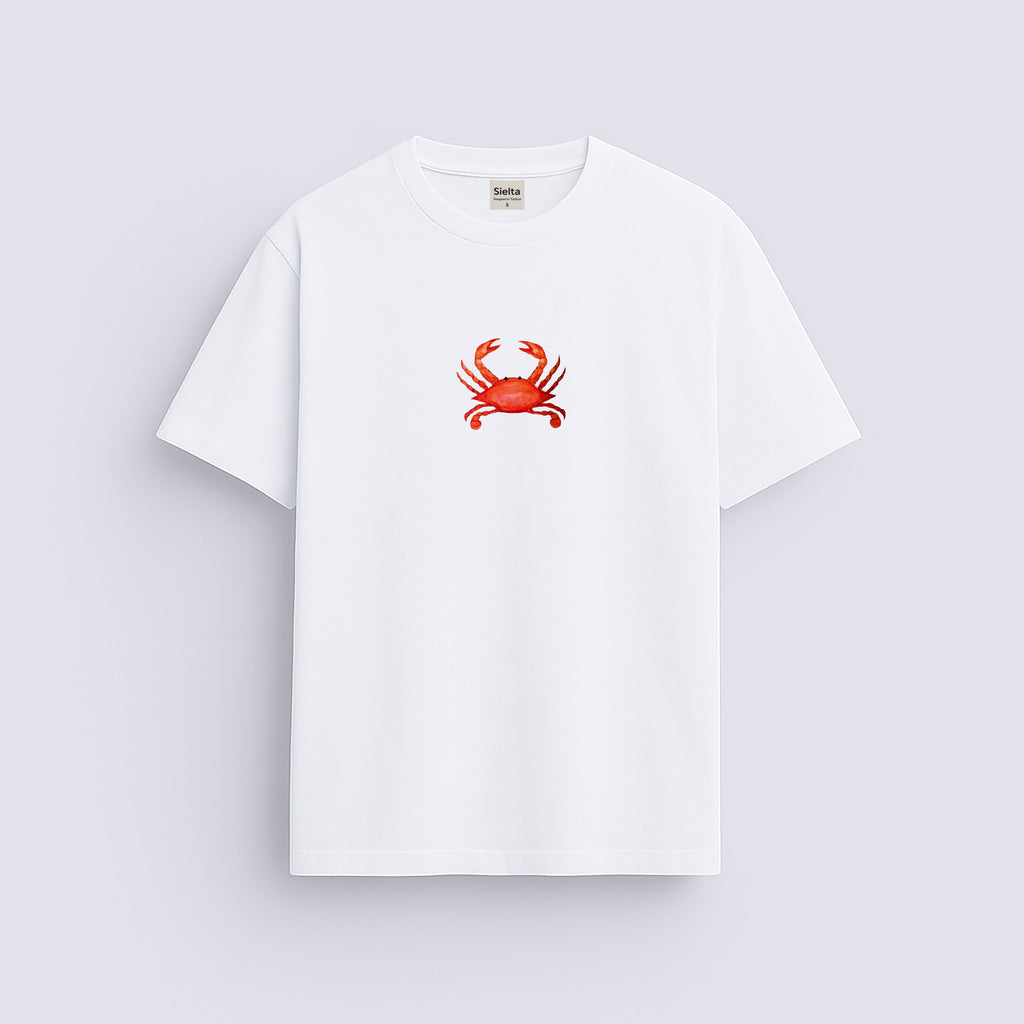 Minimal baskılı regular tişört