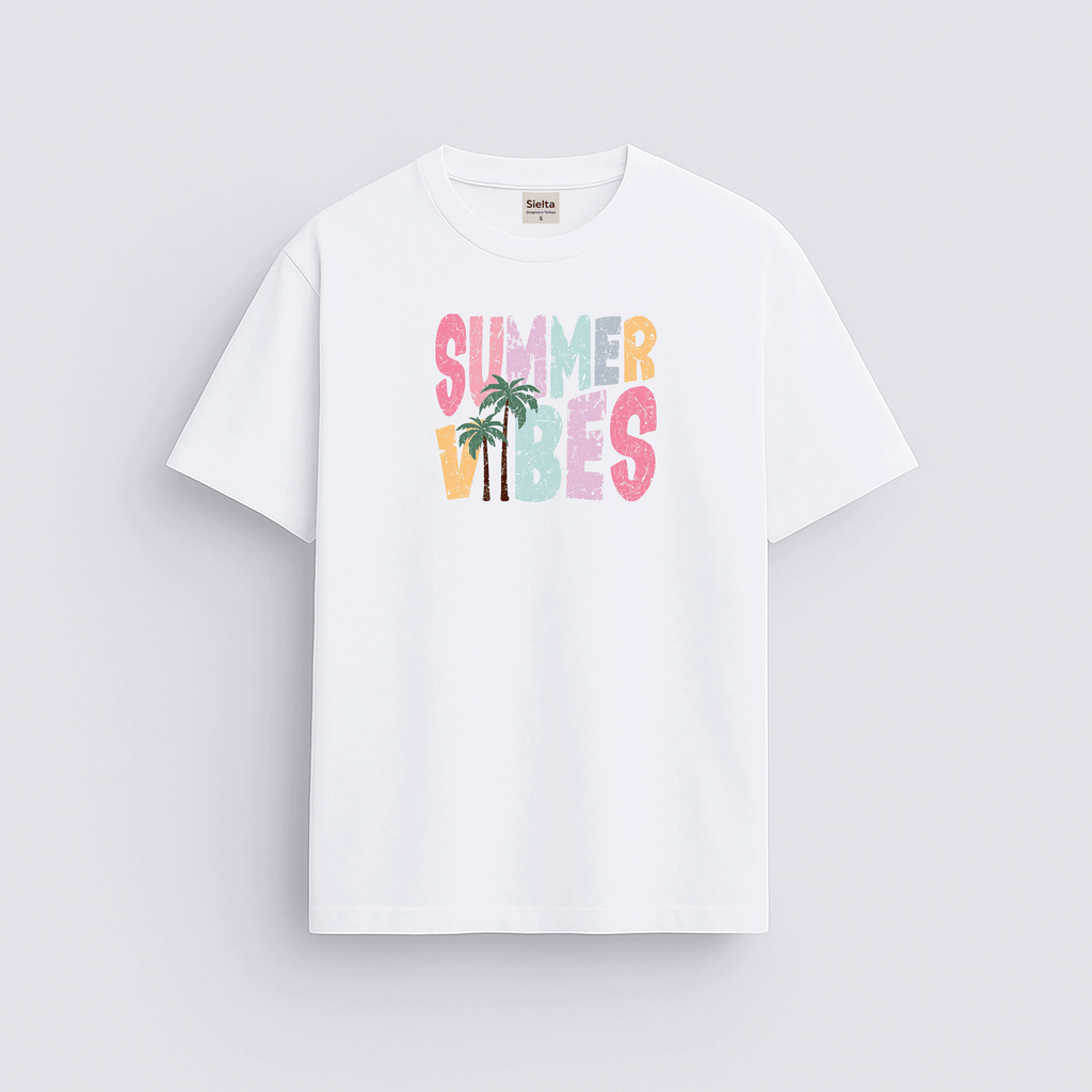 Summer baskılı regular tişört