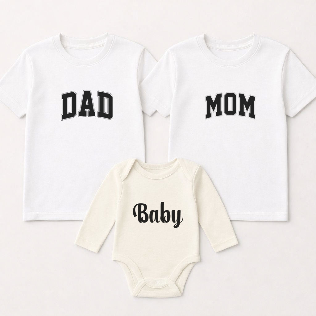 Mom Dad Baby Anne Baba Bebek kombini