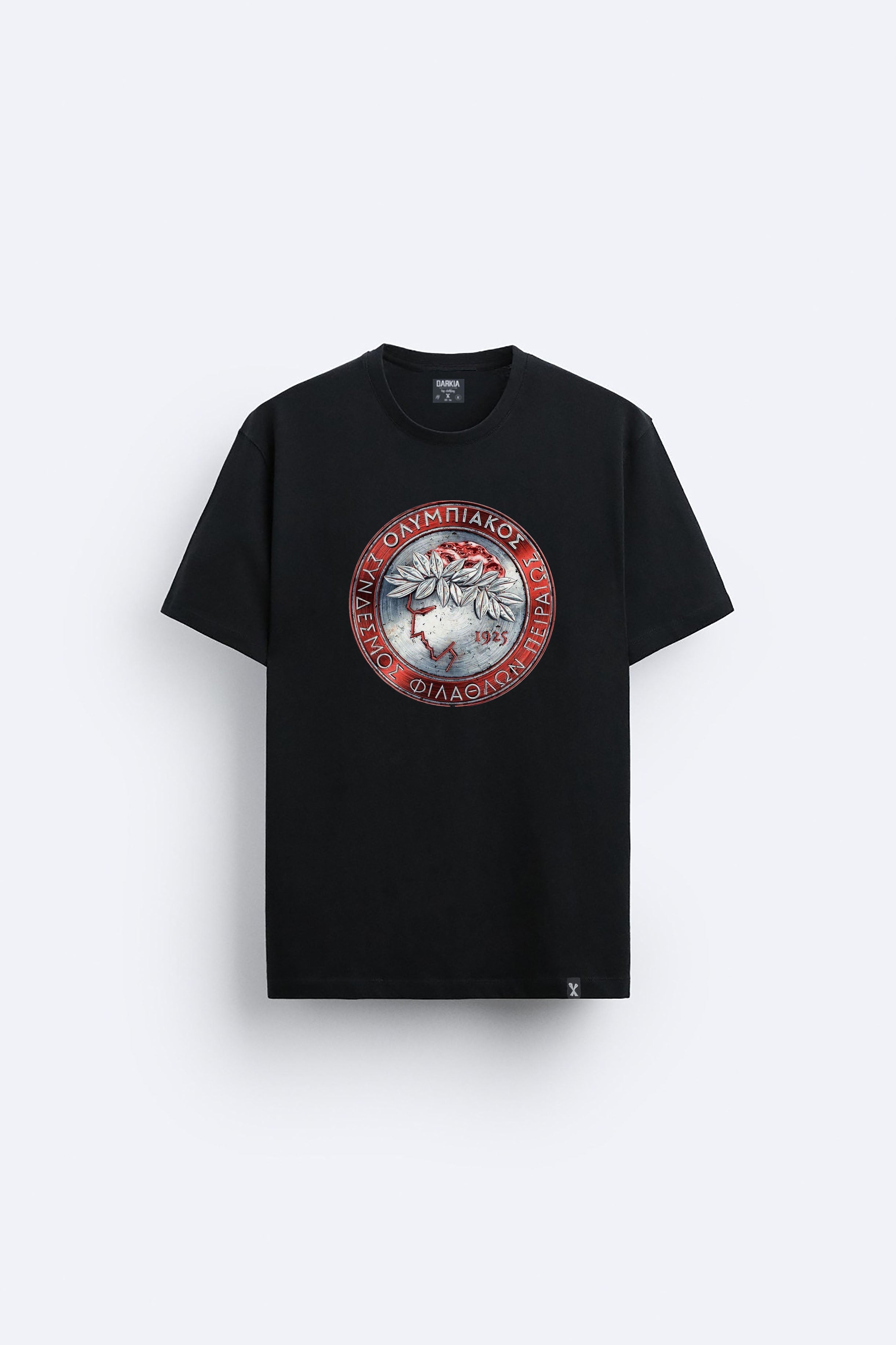 antik baskılı regular tişört