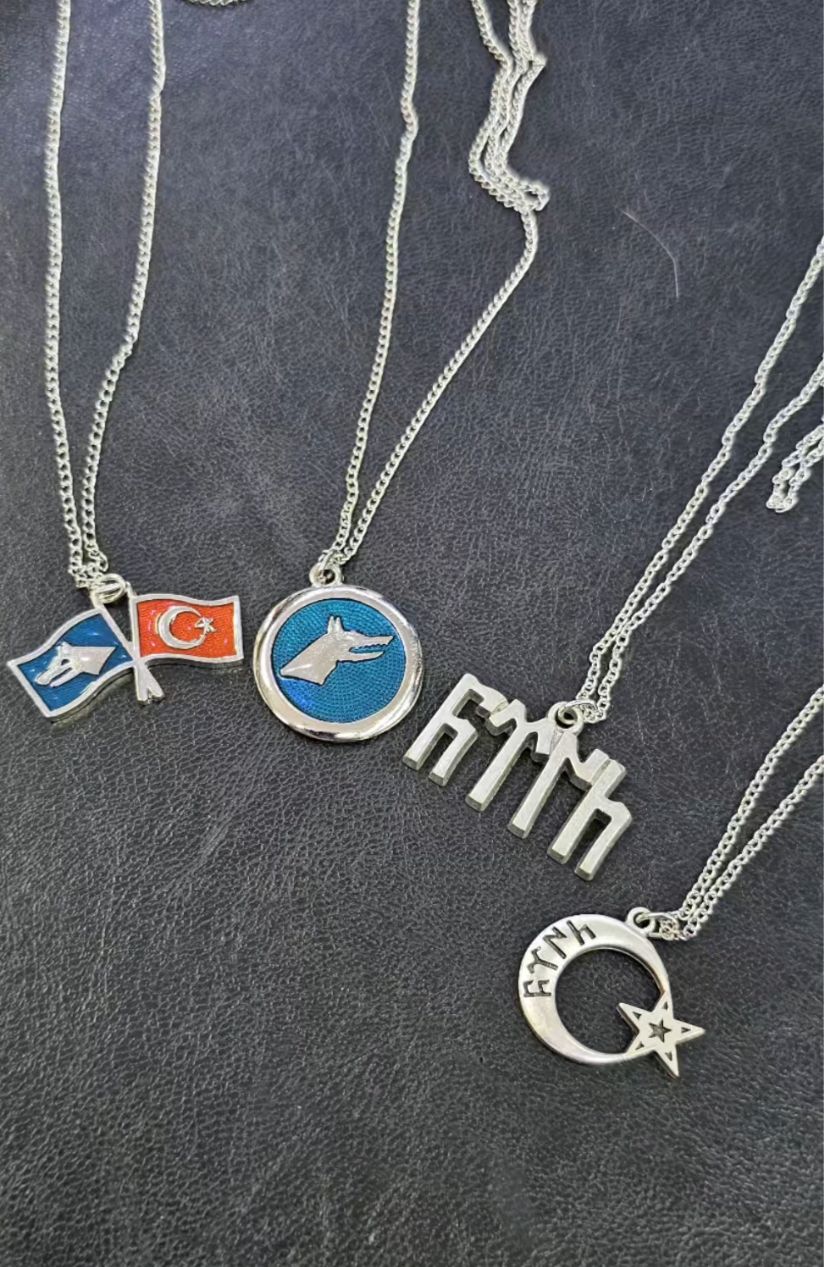 4 Adet Türk Bozkurt Kolye