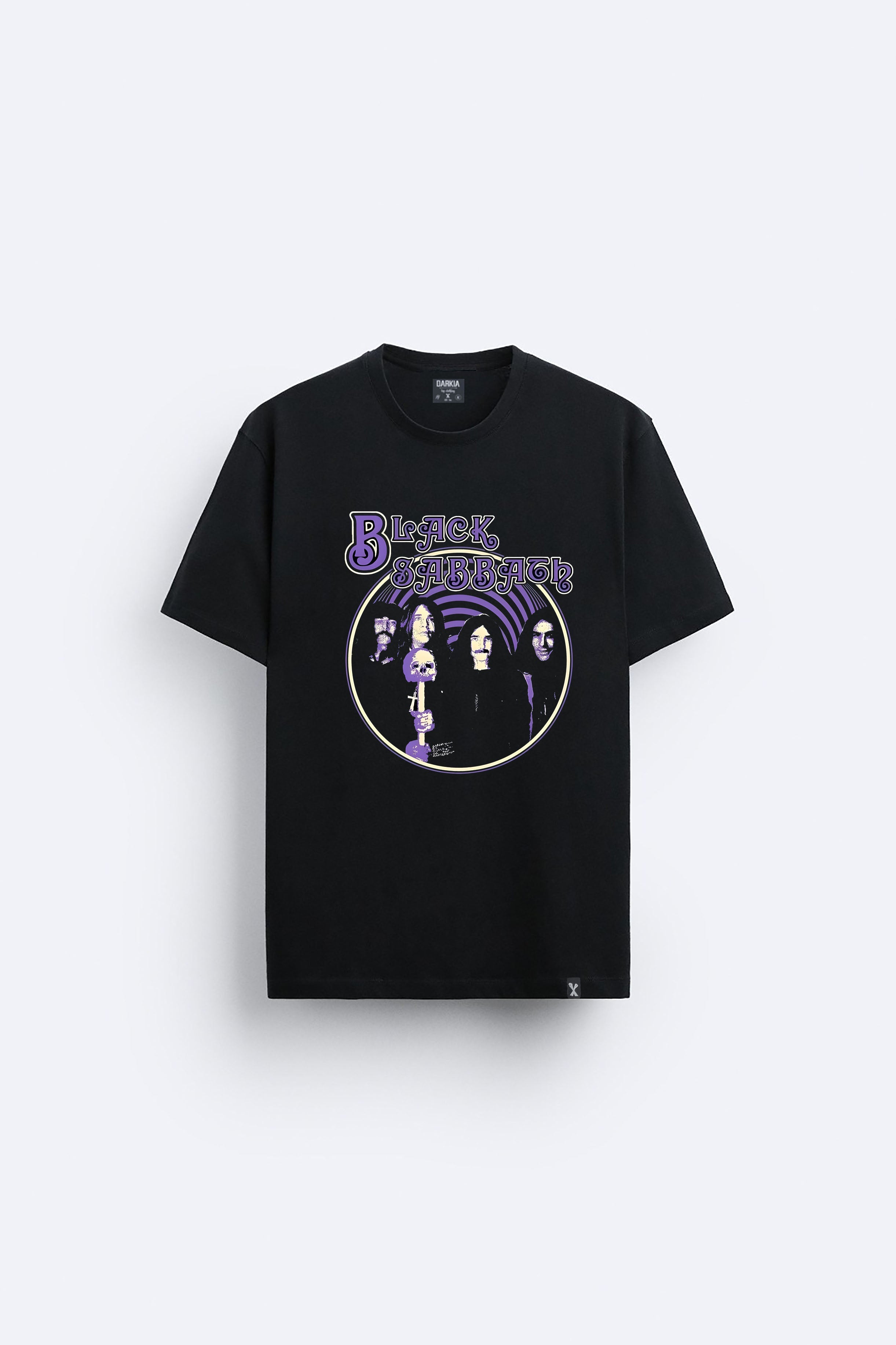 Black Sabbath baskılı regular tişört