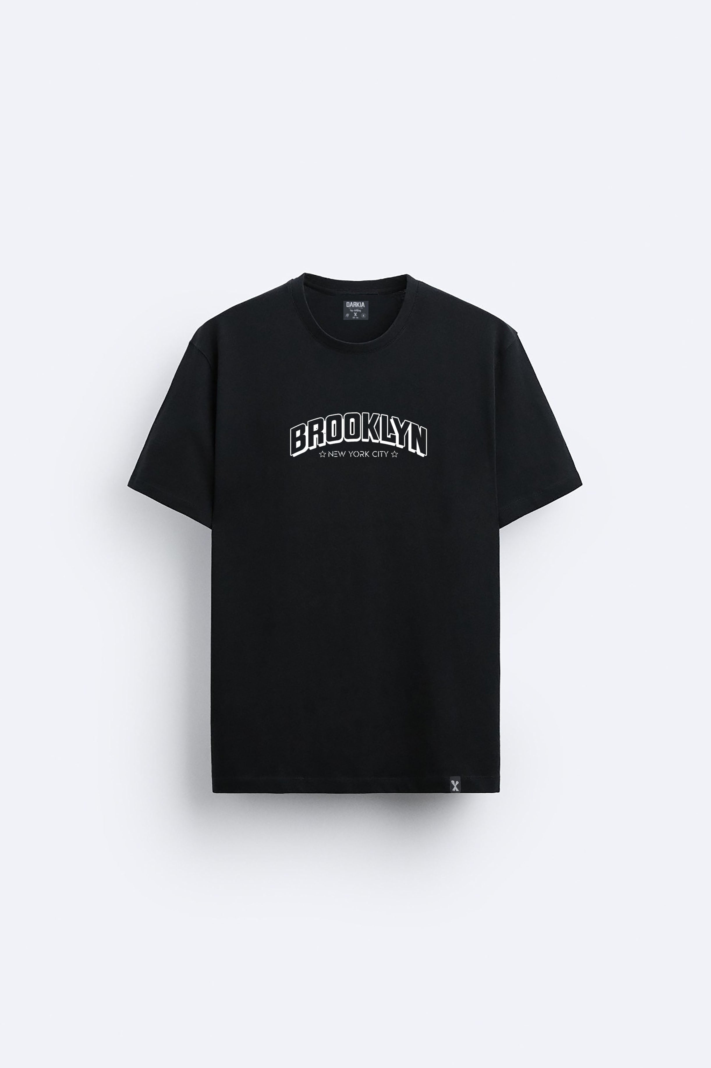 Brooklyn baskılı regular tişört