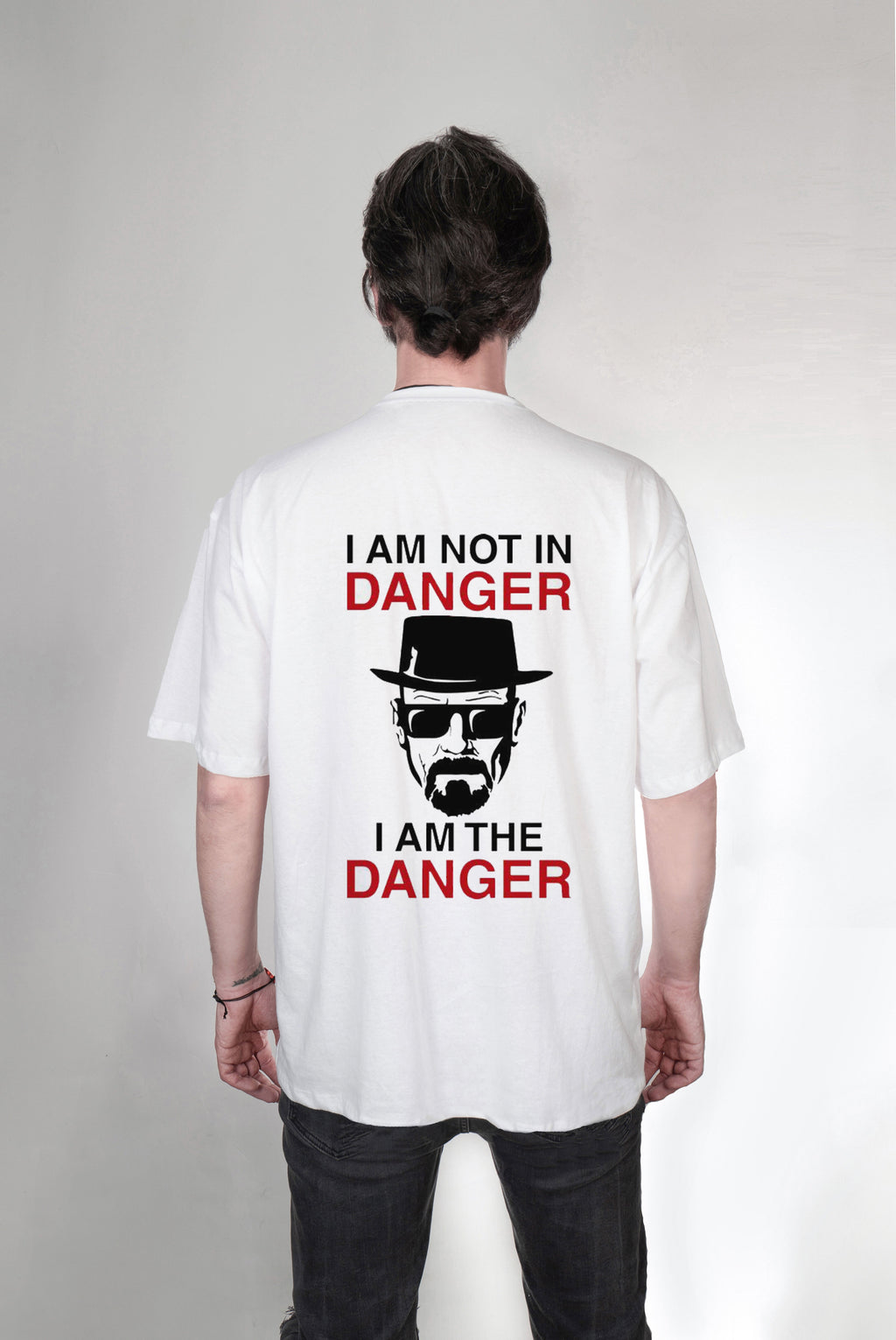 Breaking bad baskılı oversize tişört