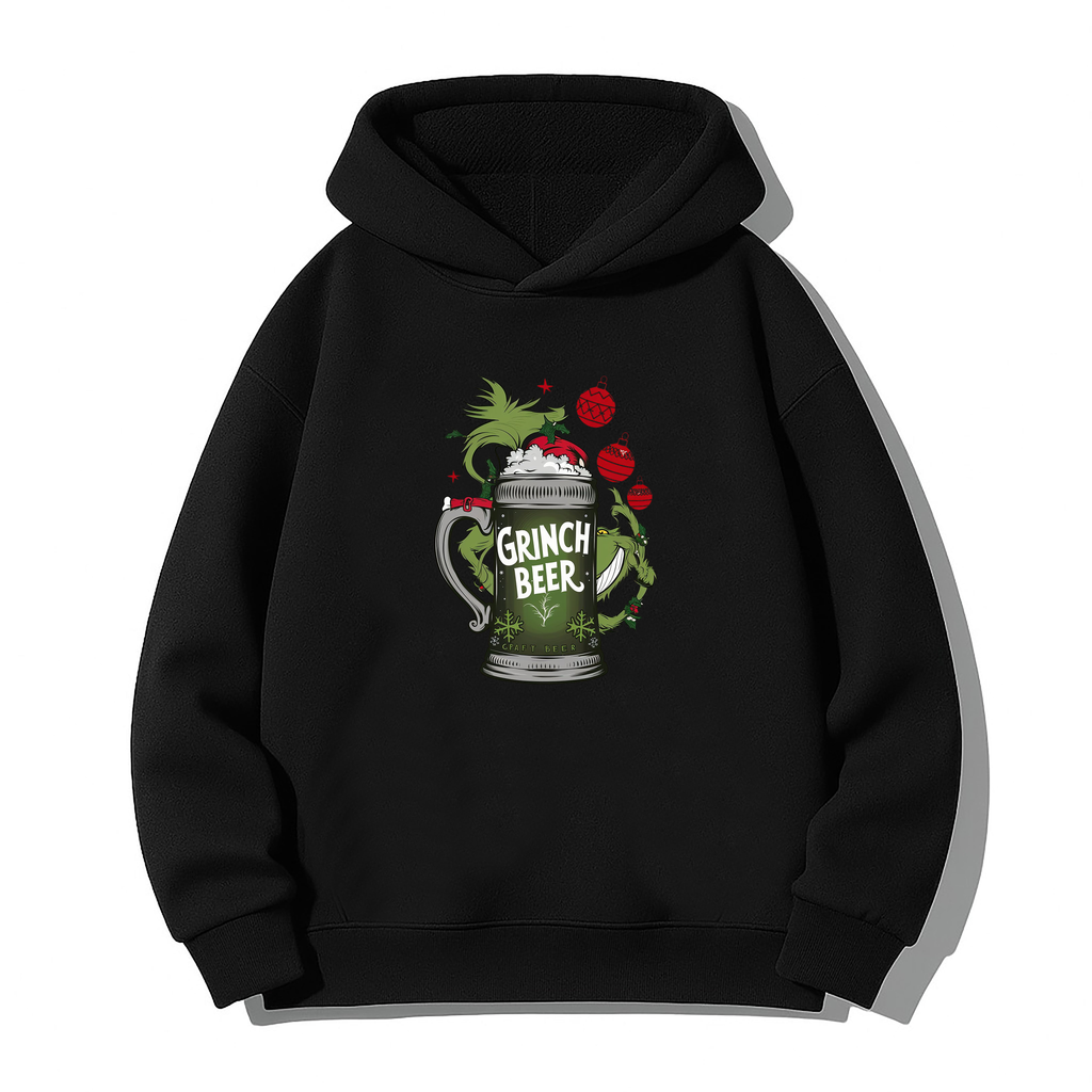 Yılbaşı Baskılı Sweatshirt Hoodie