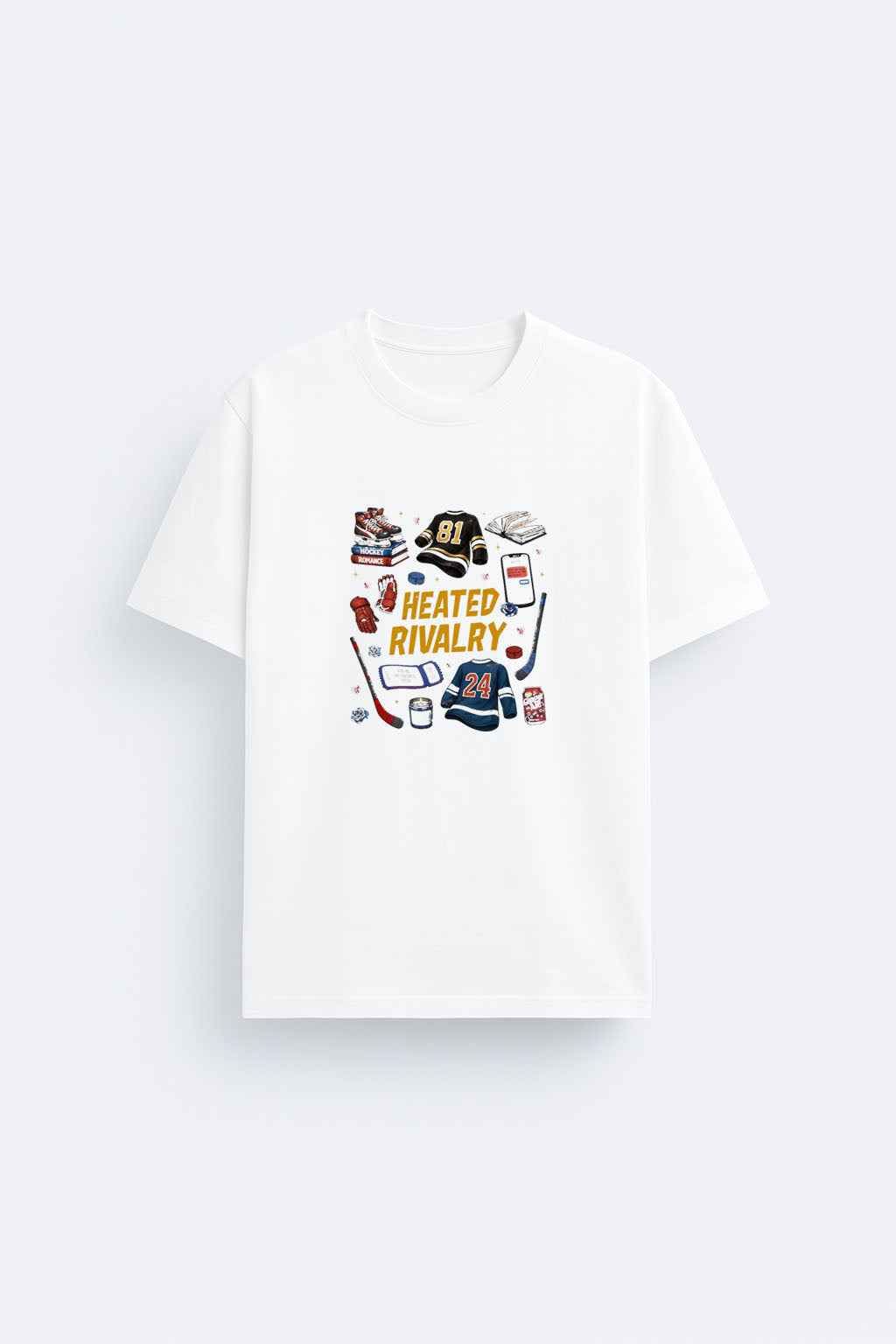 Heated Rivalry Inspired Hockey Tişört