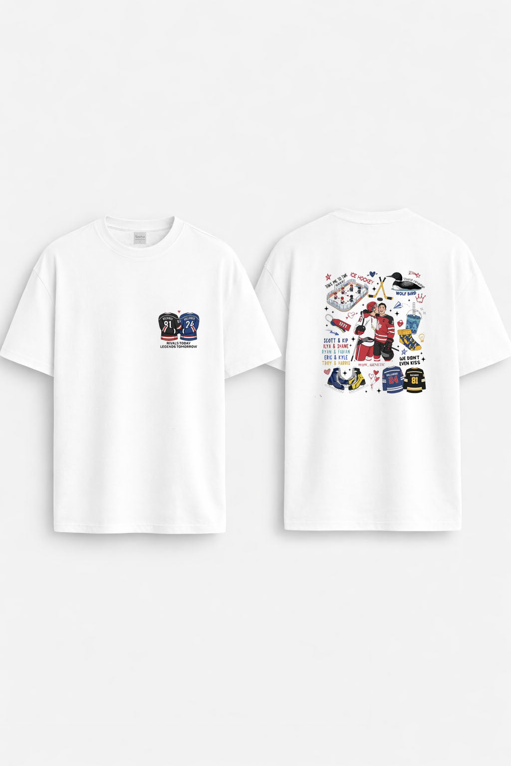 Heated Rivalry Inspired Hockey Tişört