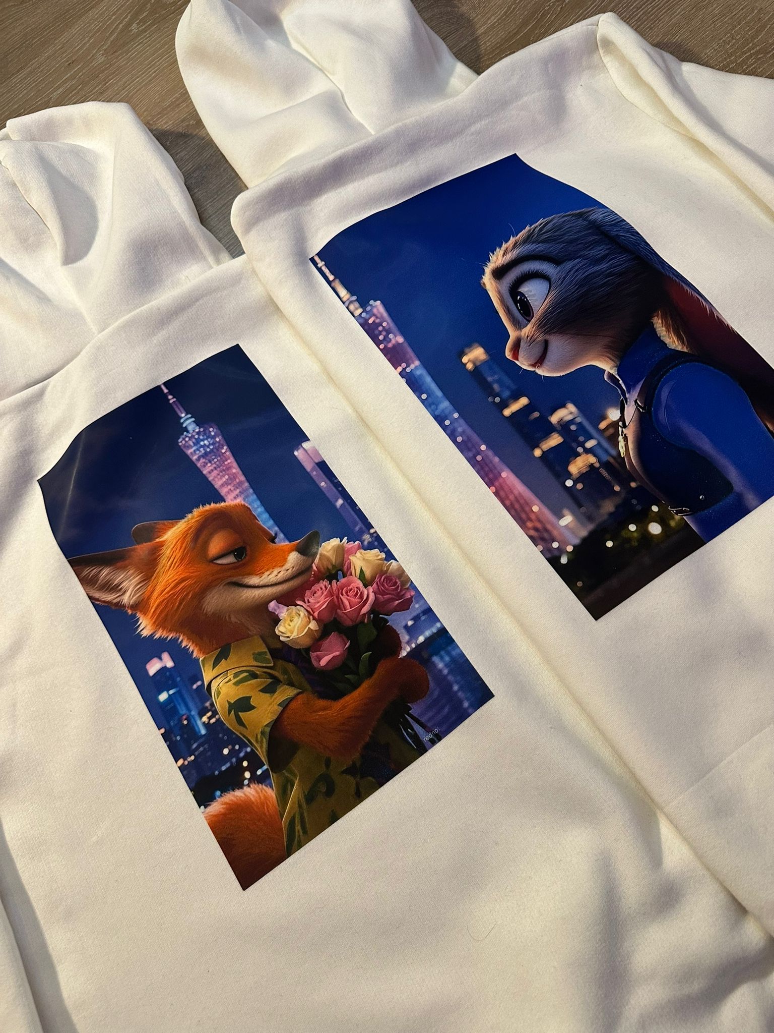 Sevgililer Günü Özel Baskılı Çift Sweat