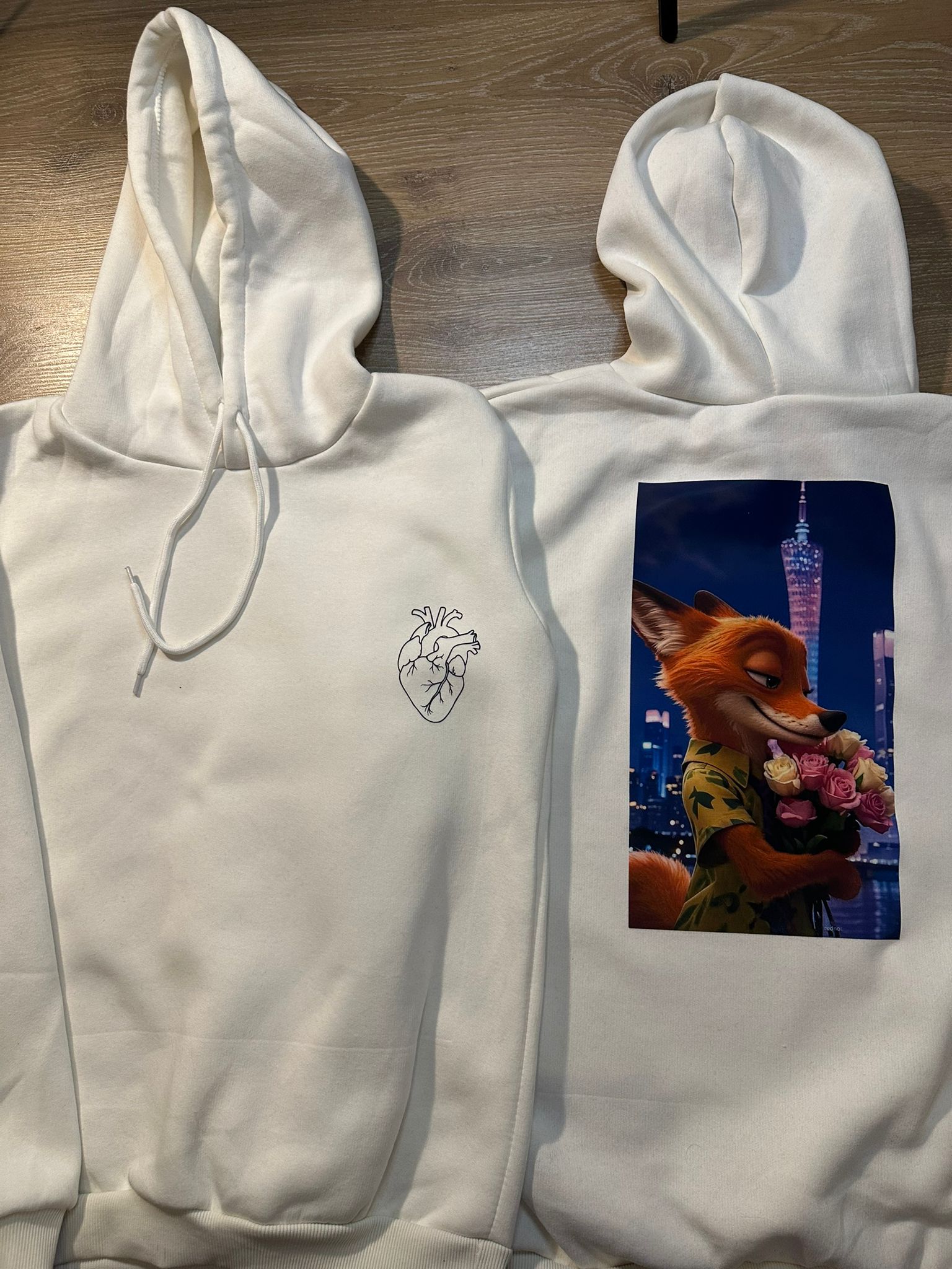 Sevgililer Günü Özel Baskılı Çift Sweat