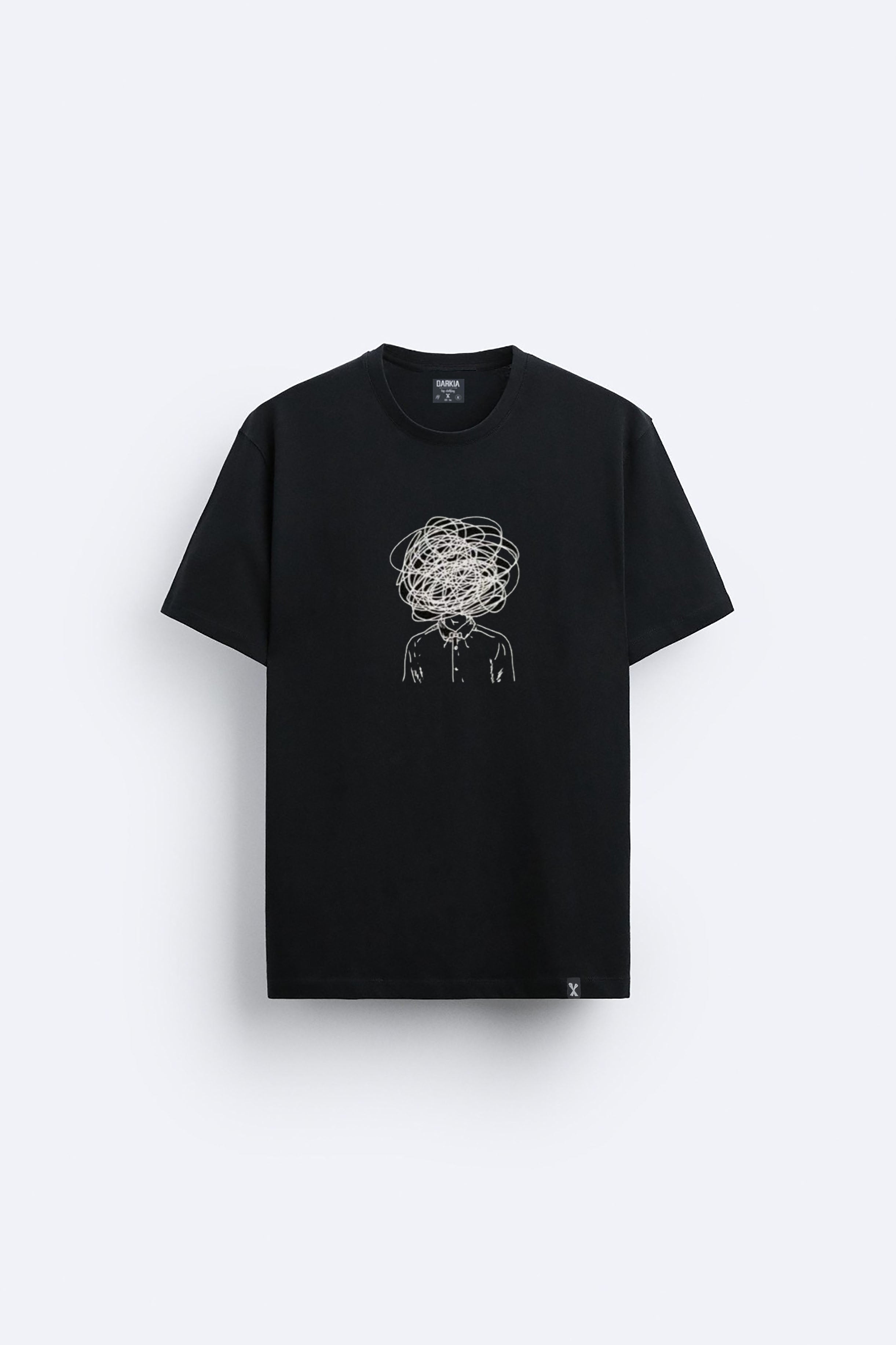 Minimal baskılı regular tişört
