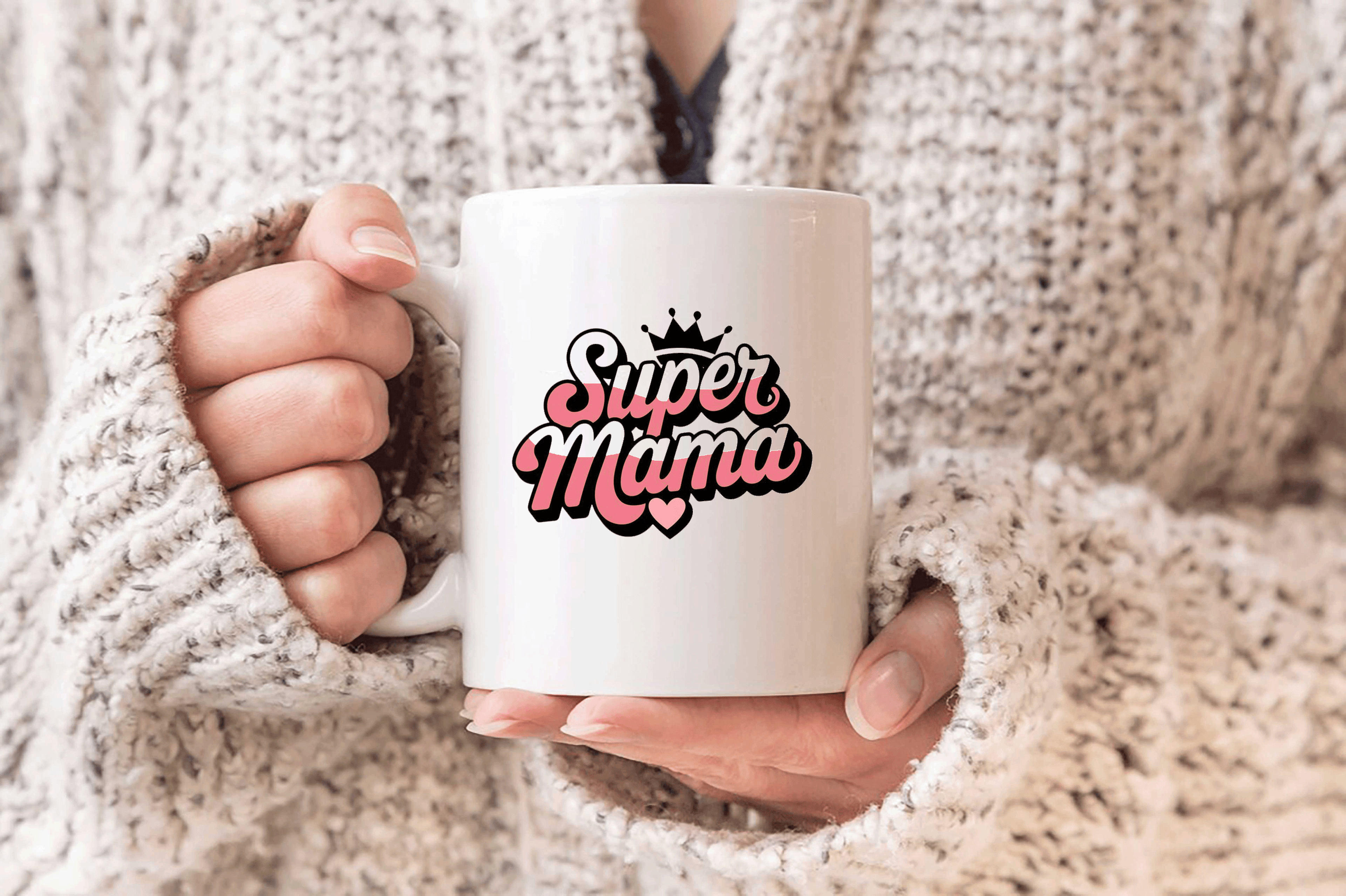 Anneler Günü Hediye MOTHER MOM MAMA baskılı porselen kupa bardak