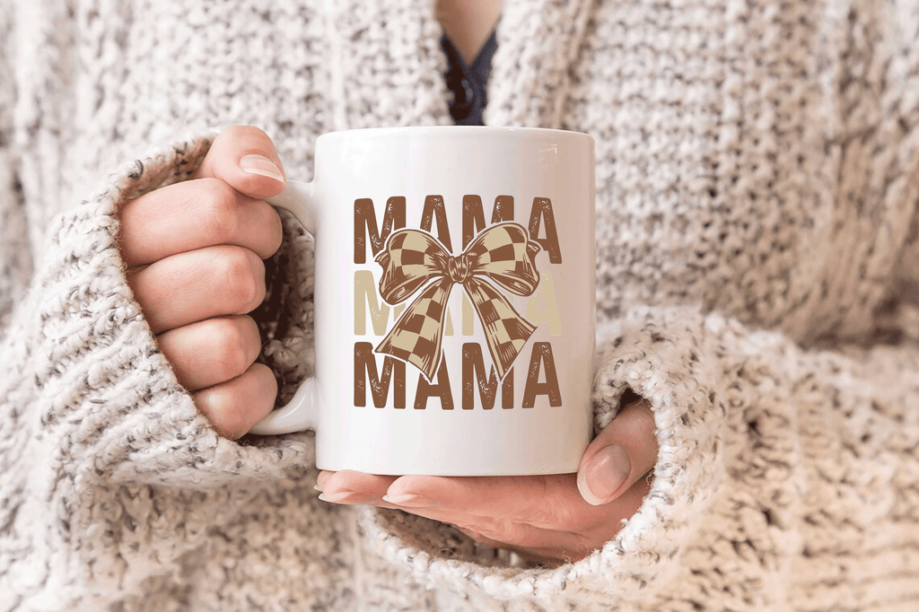 Anneler Günü Hediye MOTHER MOM MAMA baskılı porselen kupa bardak
