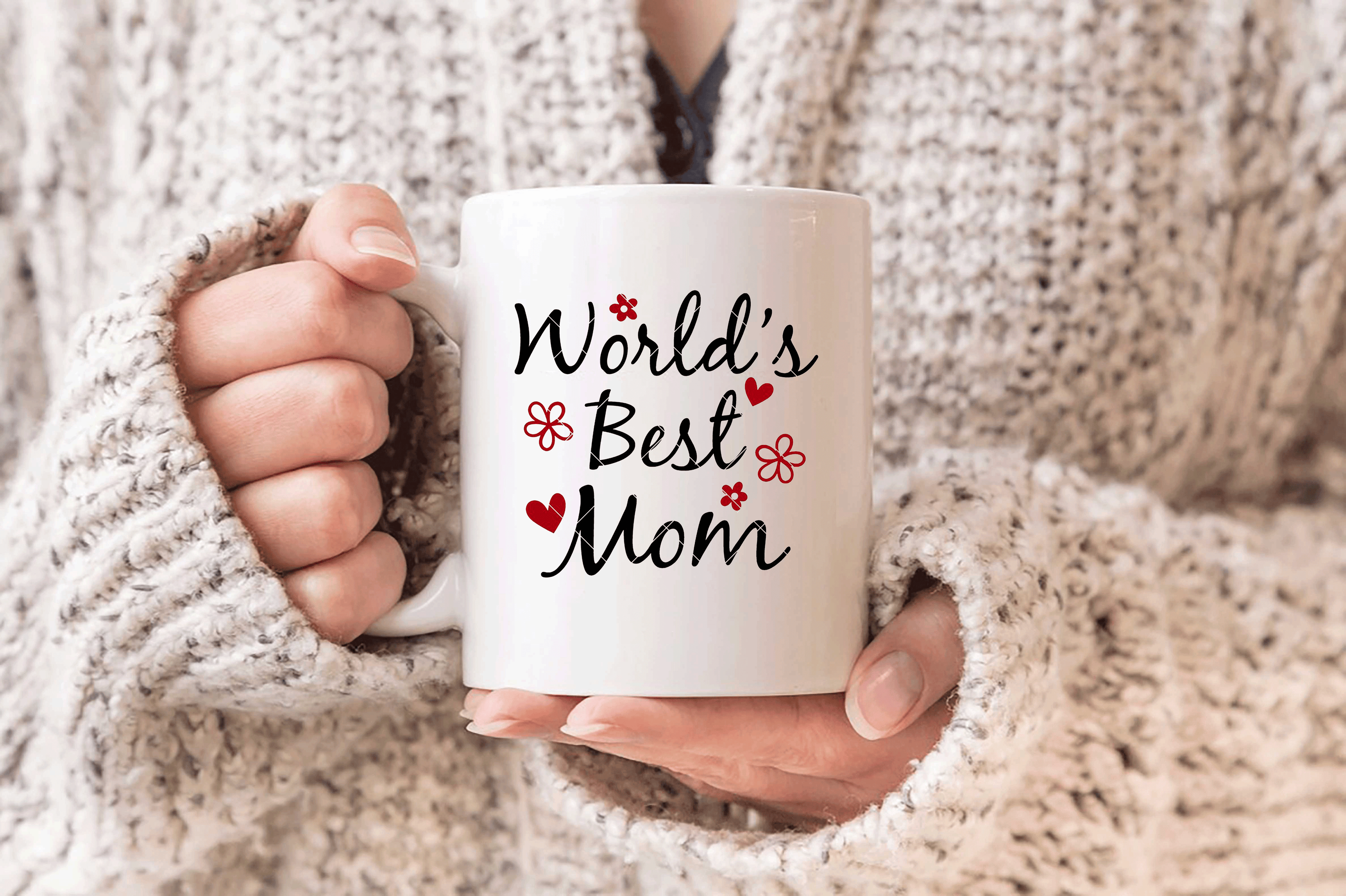 Anneler Günü Hediye MOTHER MOM MAMA baskılı porselen kupa bardak