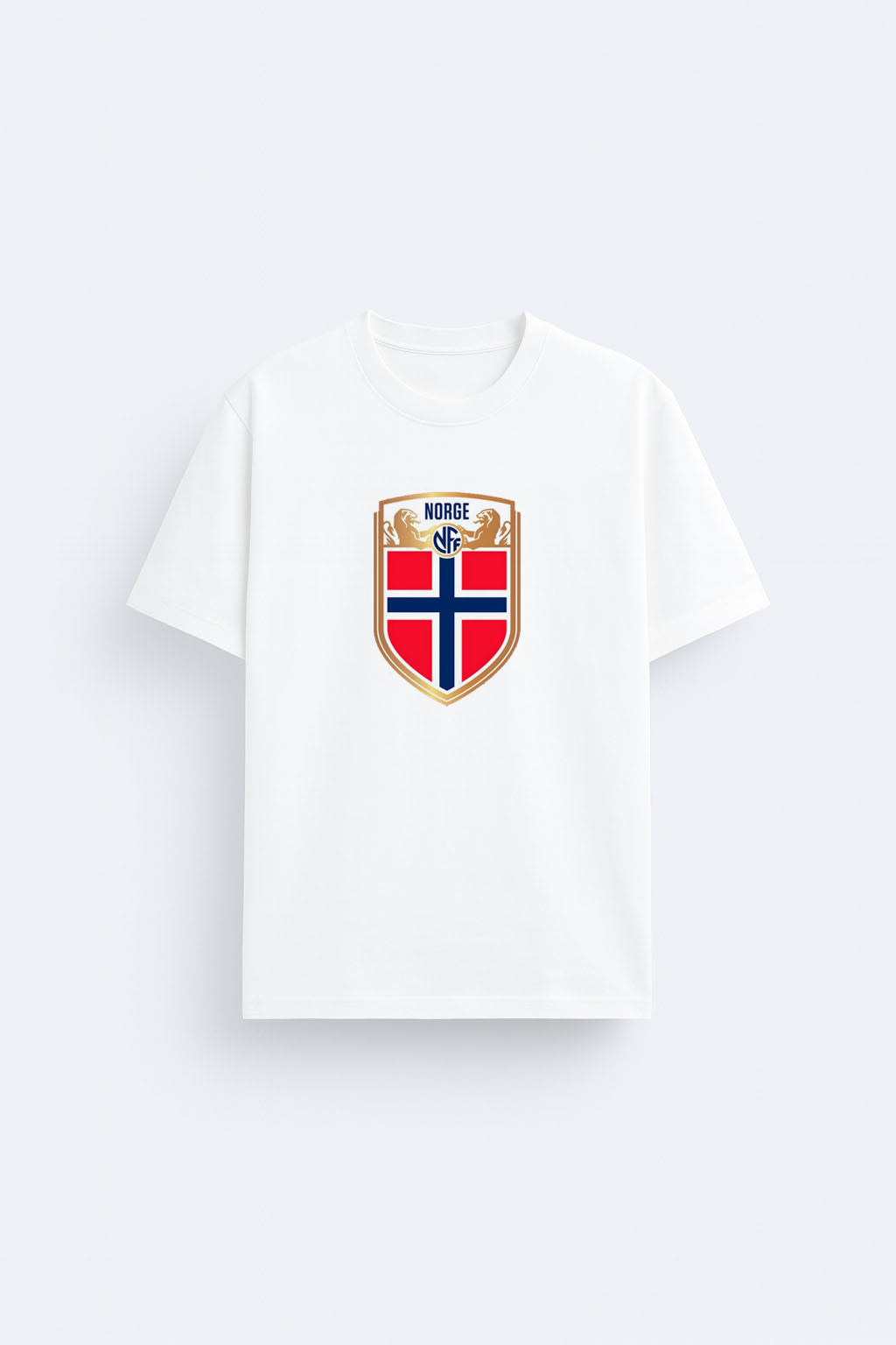 Norveç Futbol Taraftar Baskılı Unicex Tişört | Dünya Kupası
