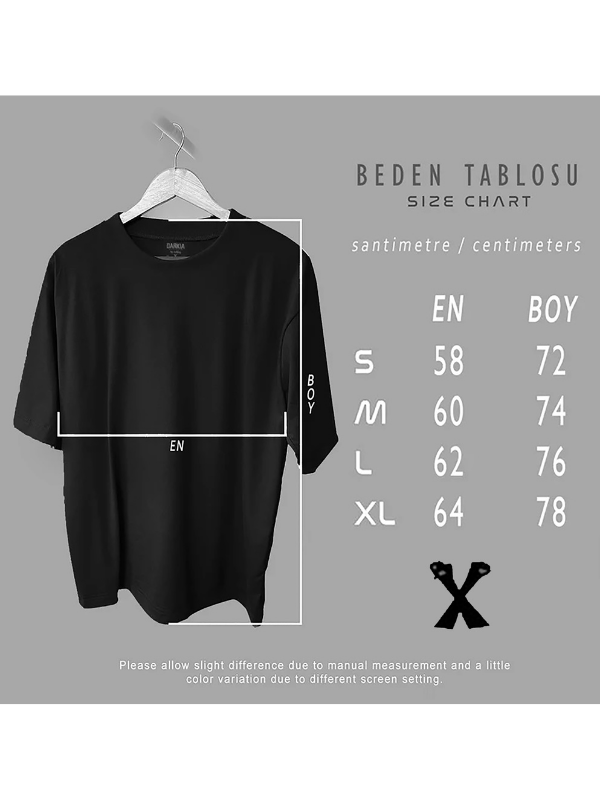 dark kedi baskılı regular tişört