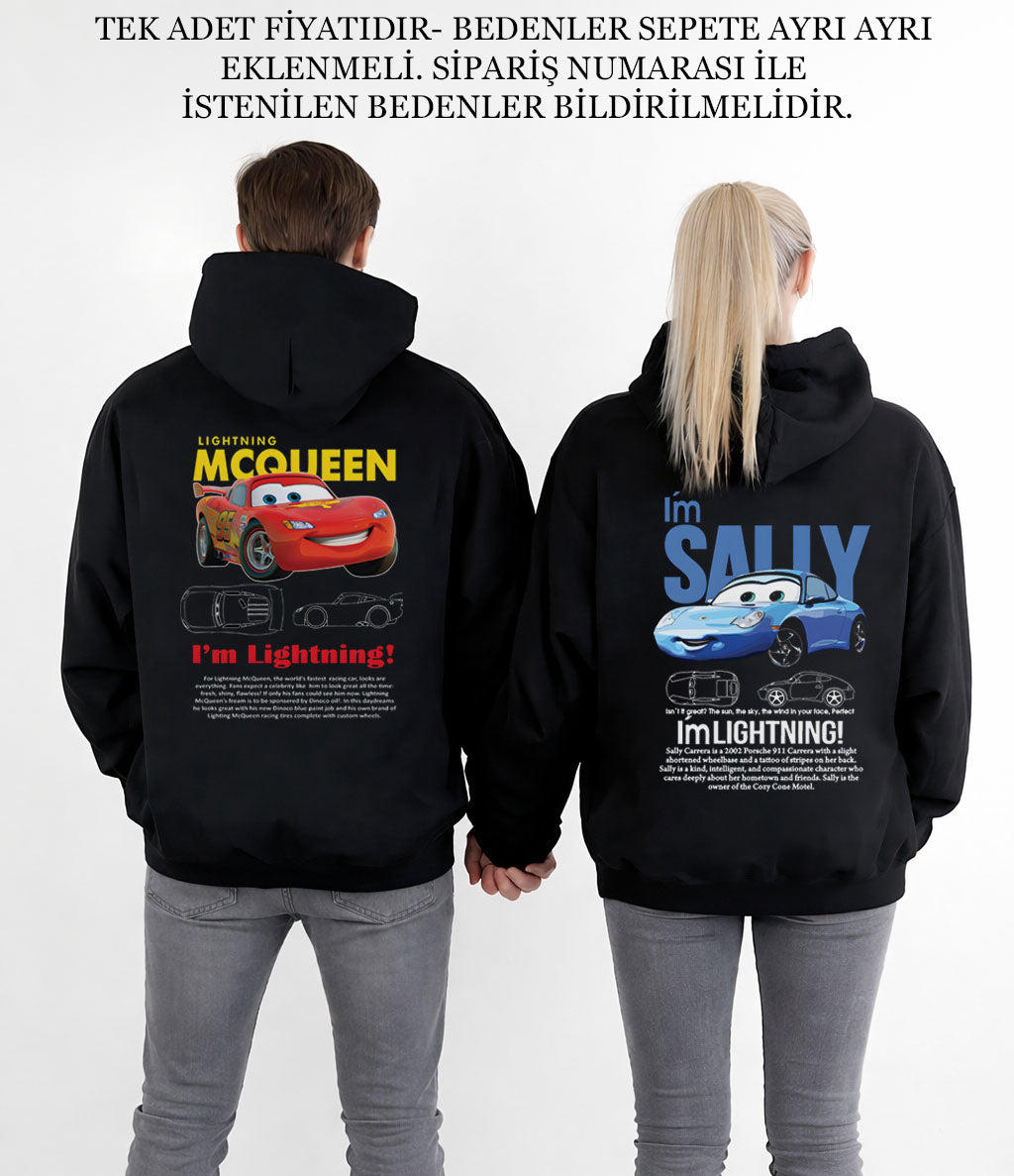 Sevgililer Günü Özel Baskılı Çift Sweat