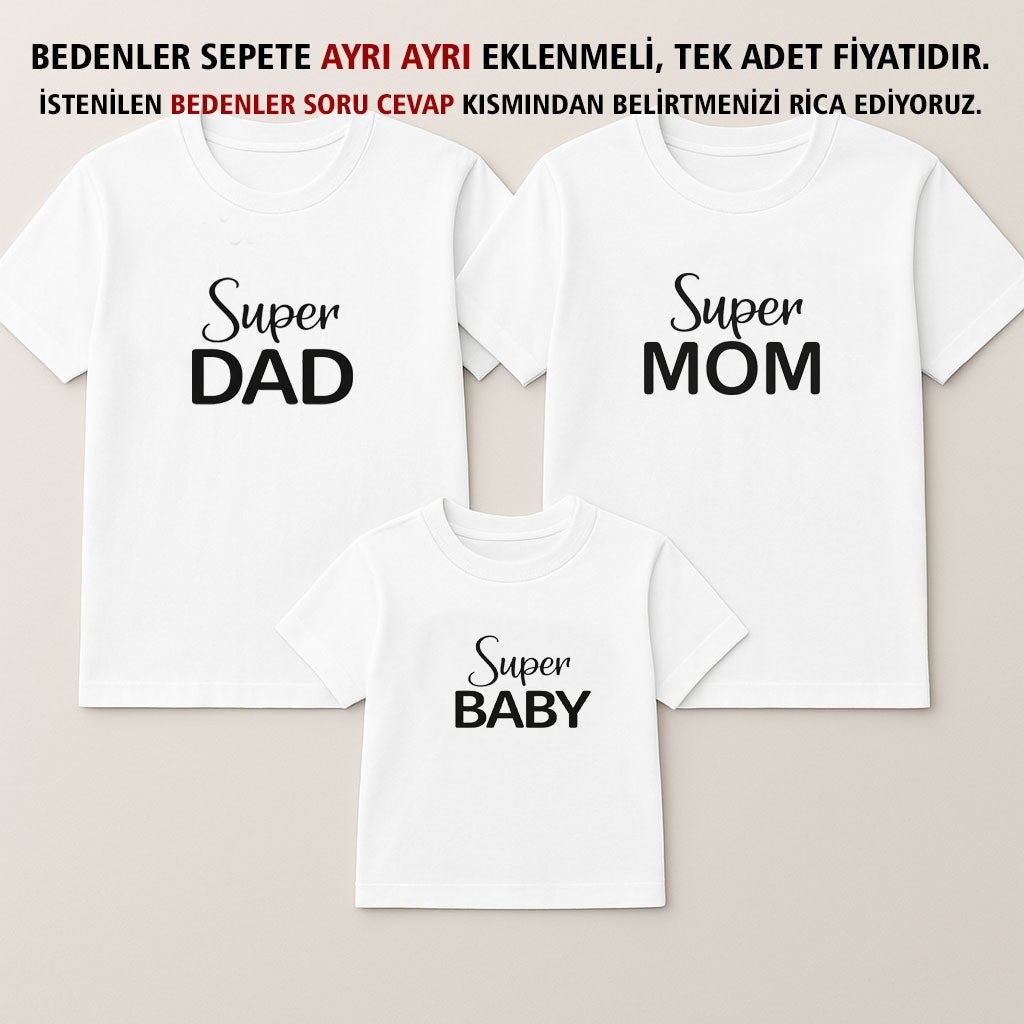 Mom Dad Baby Anne Baba Bebek kombini