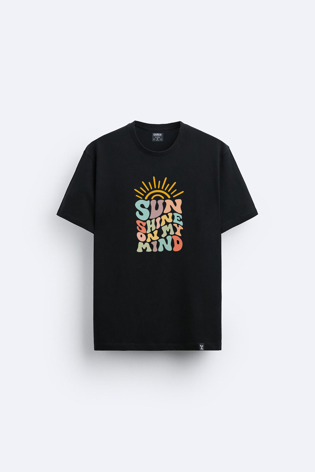 Minimal baskılı regular tişört