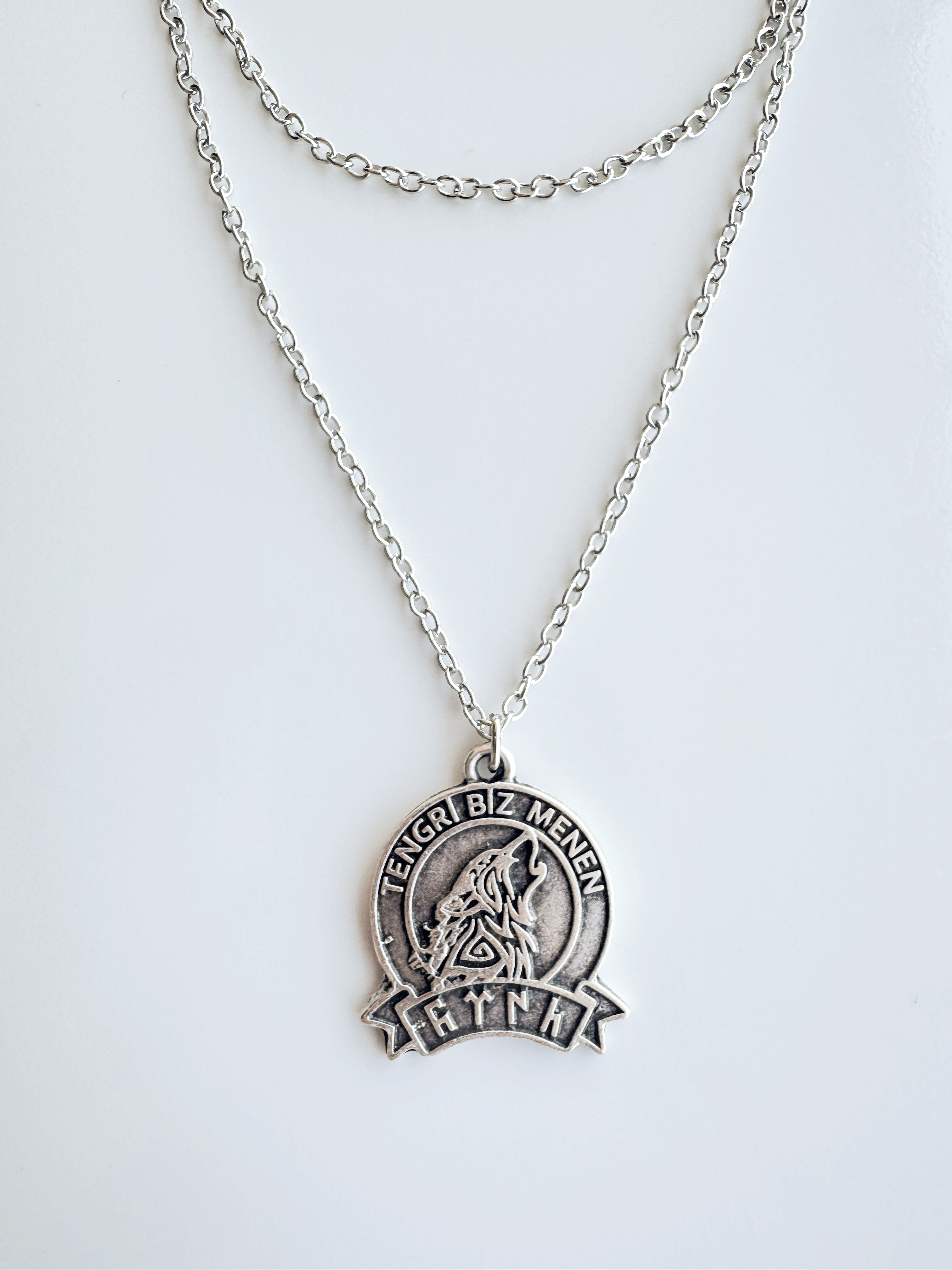 Türk Bozkurt Zincir Kolye