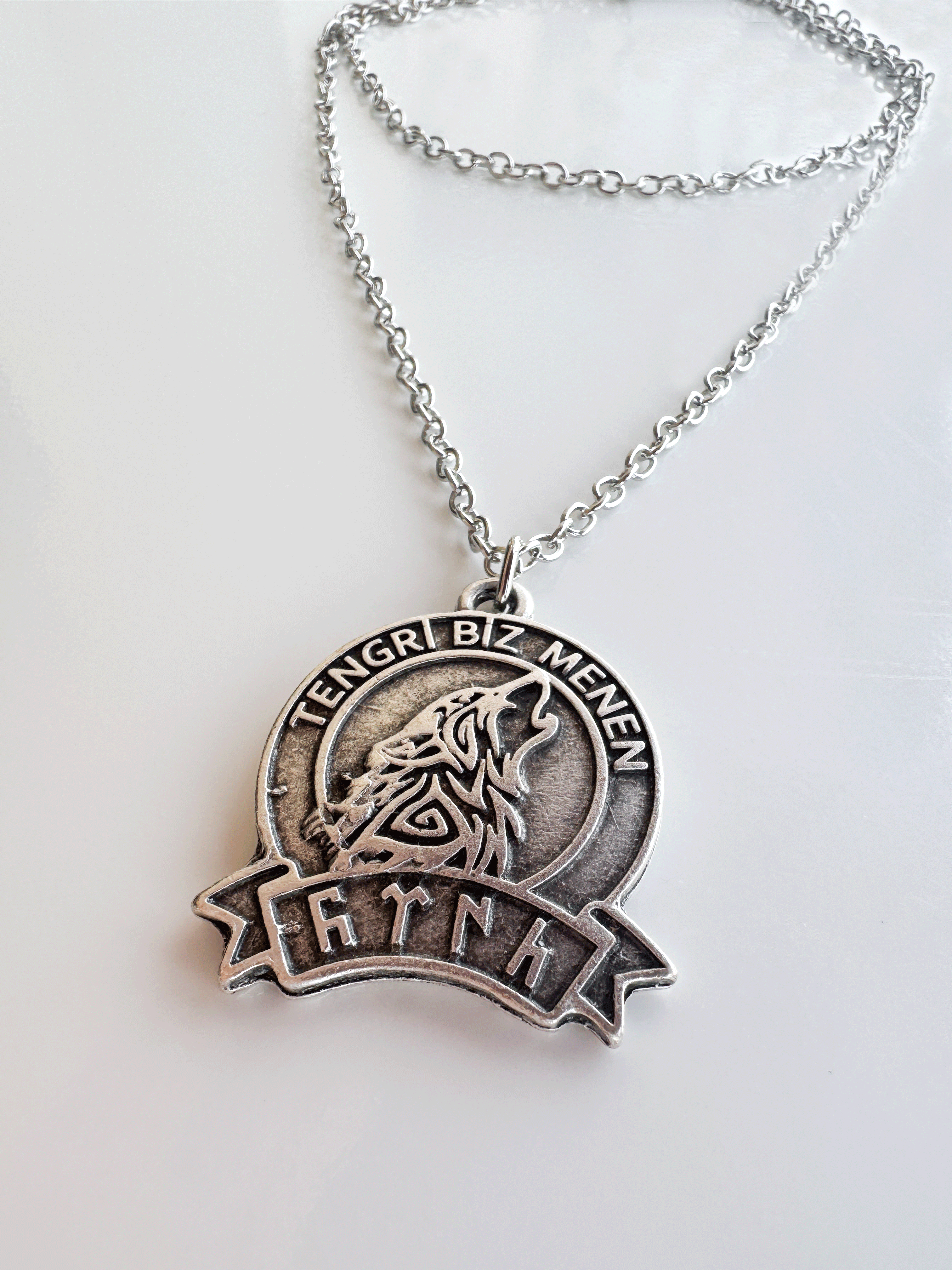 Türk Bozkurt Zincir Kolye