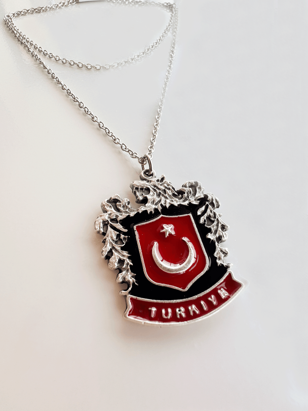 Türk Bozkurt Zincir Kolye