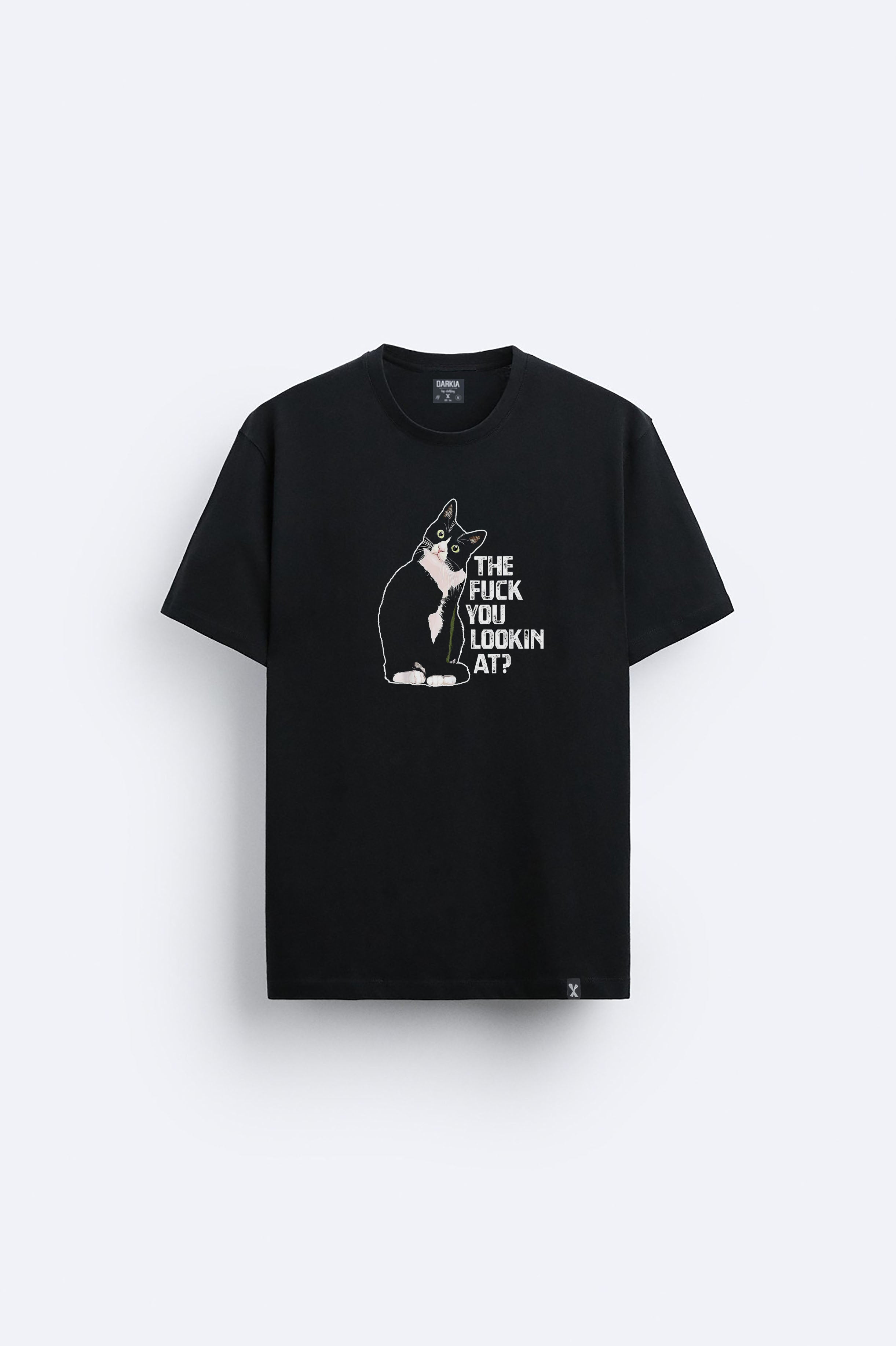 Minimal baskılı regular tişört