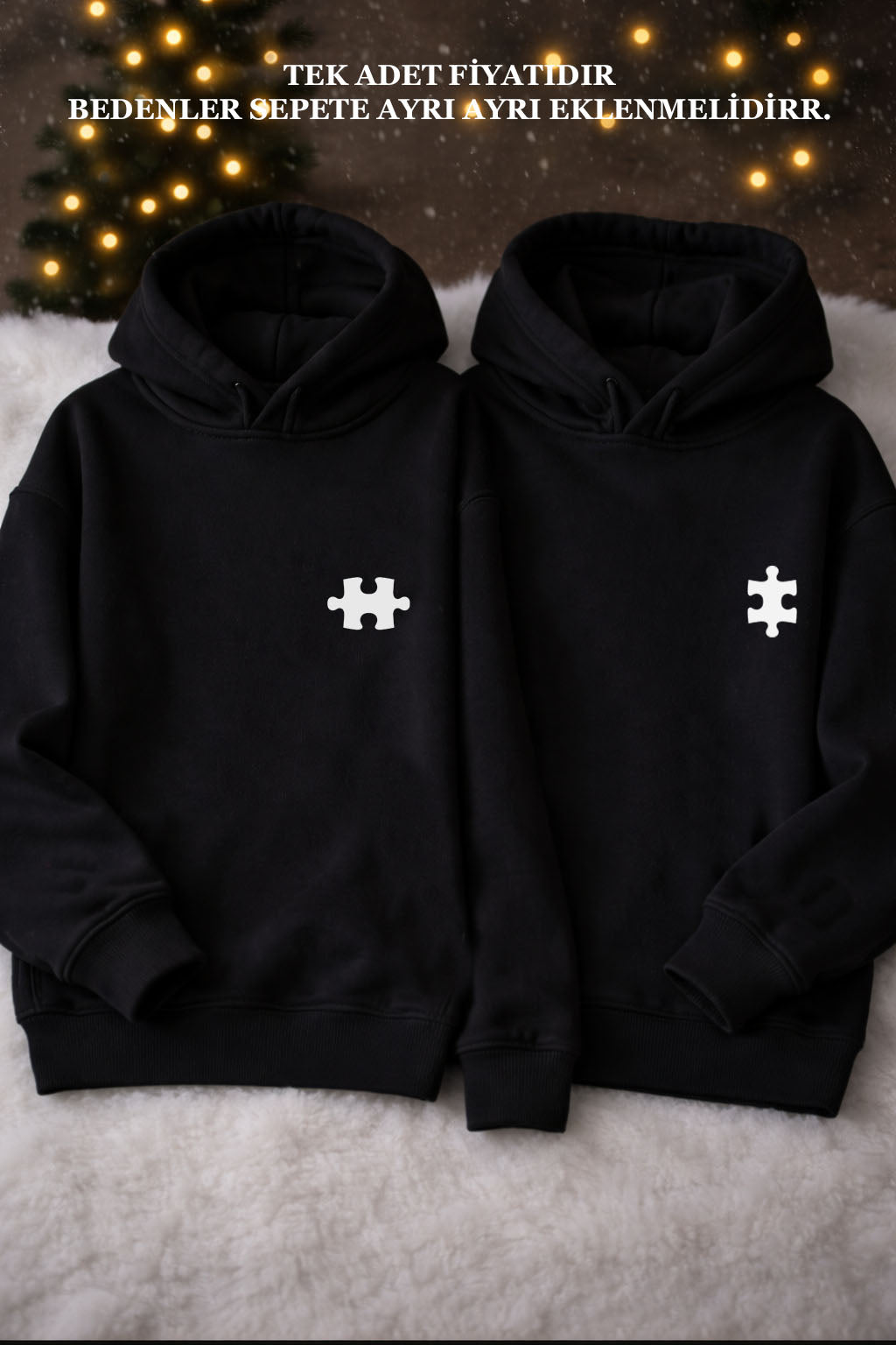 Sevgililer Günü Özel Baskılı Çift Sweat